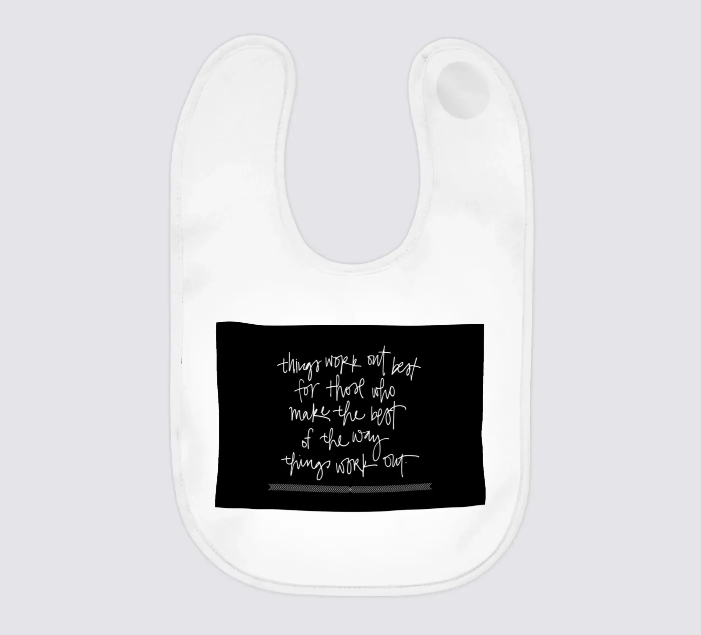 Things Work Out baby slabbetje van Kristen Polsinelli