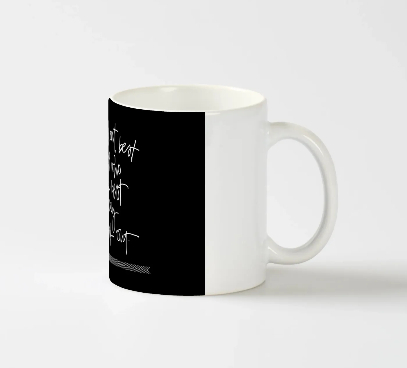Things Work Out ceramic mug by Kristen Polsinelli