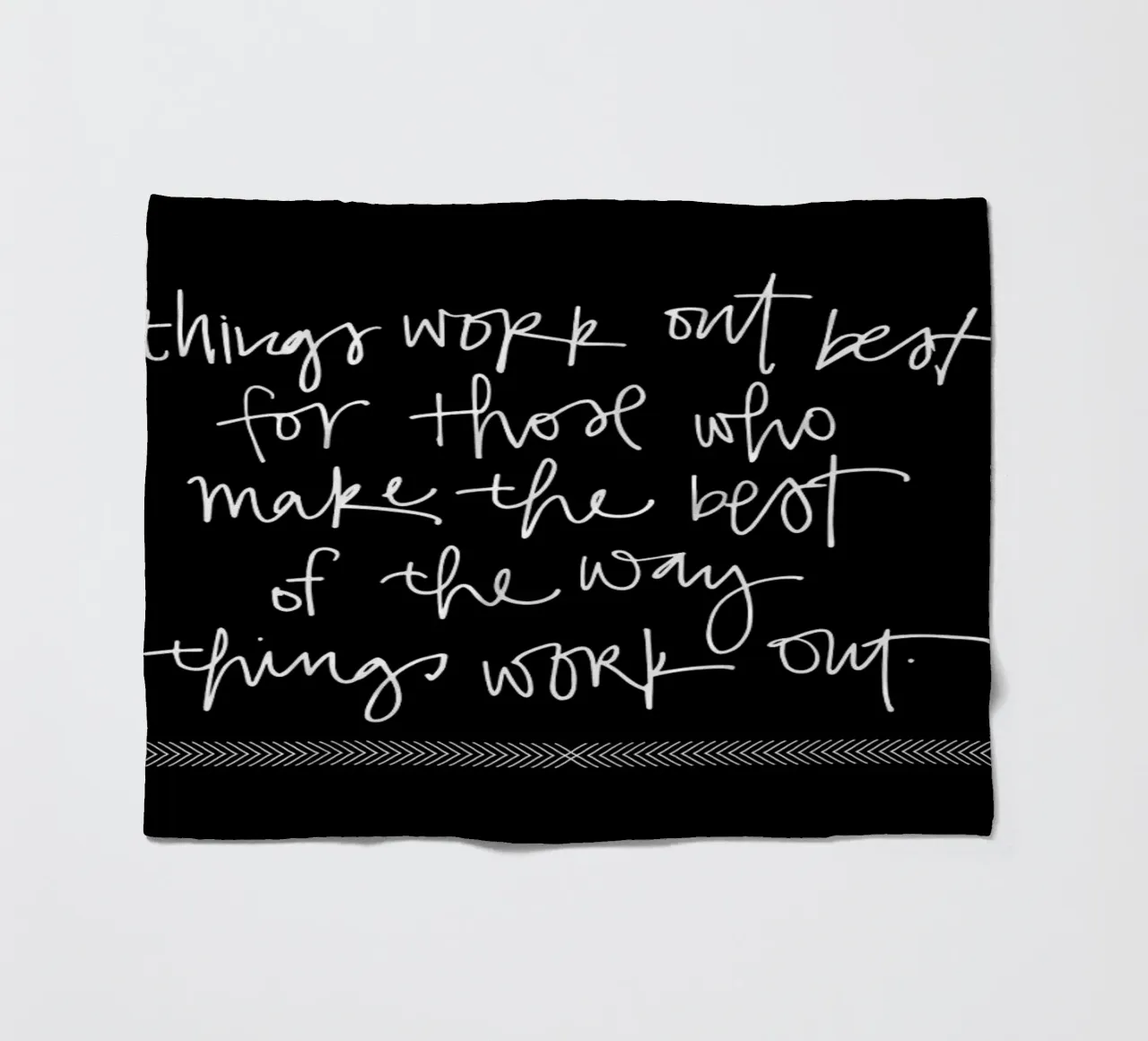 Things Work Out fleecedeken van Kristen Polsinelli