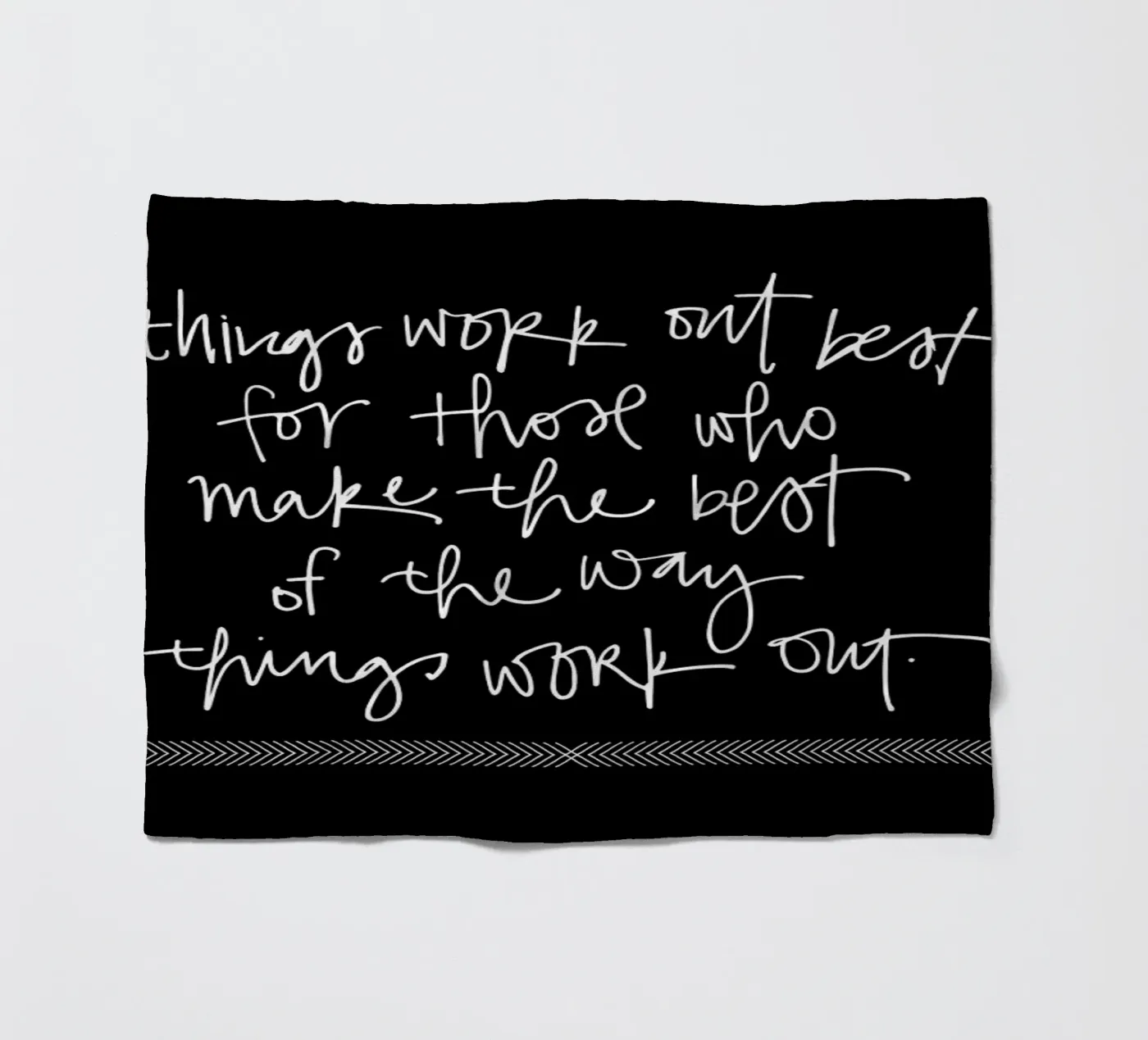 Things Work Out fleecedeken van Kristen Polsinelli