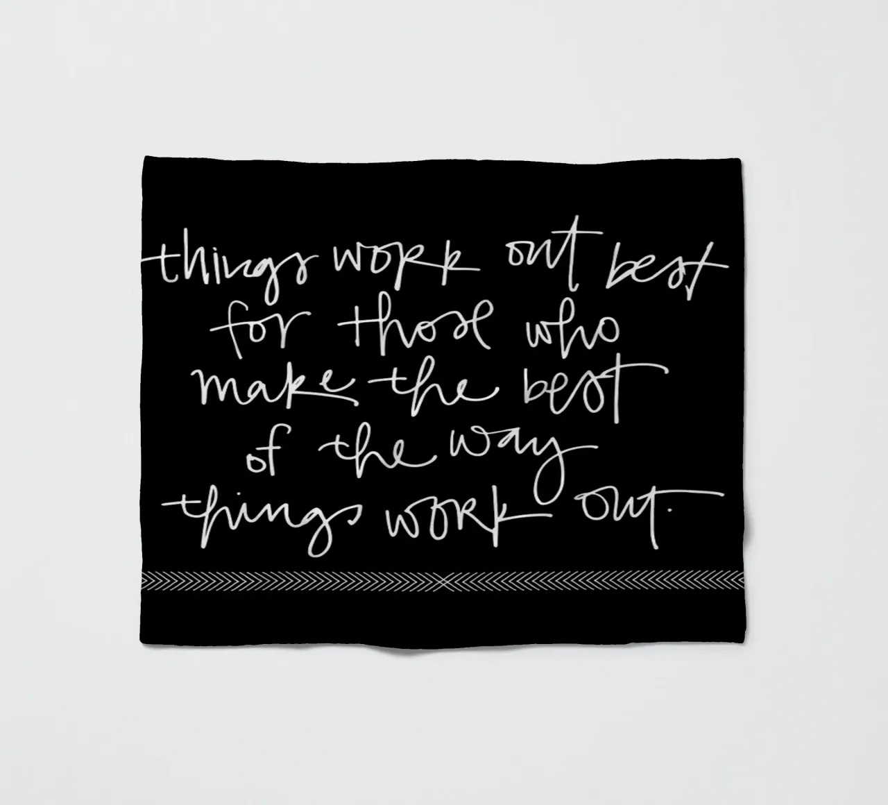 Things Work Out fleecedeken van Kristen Polsinelli