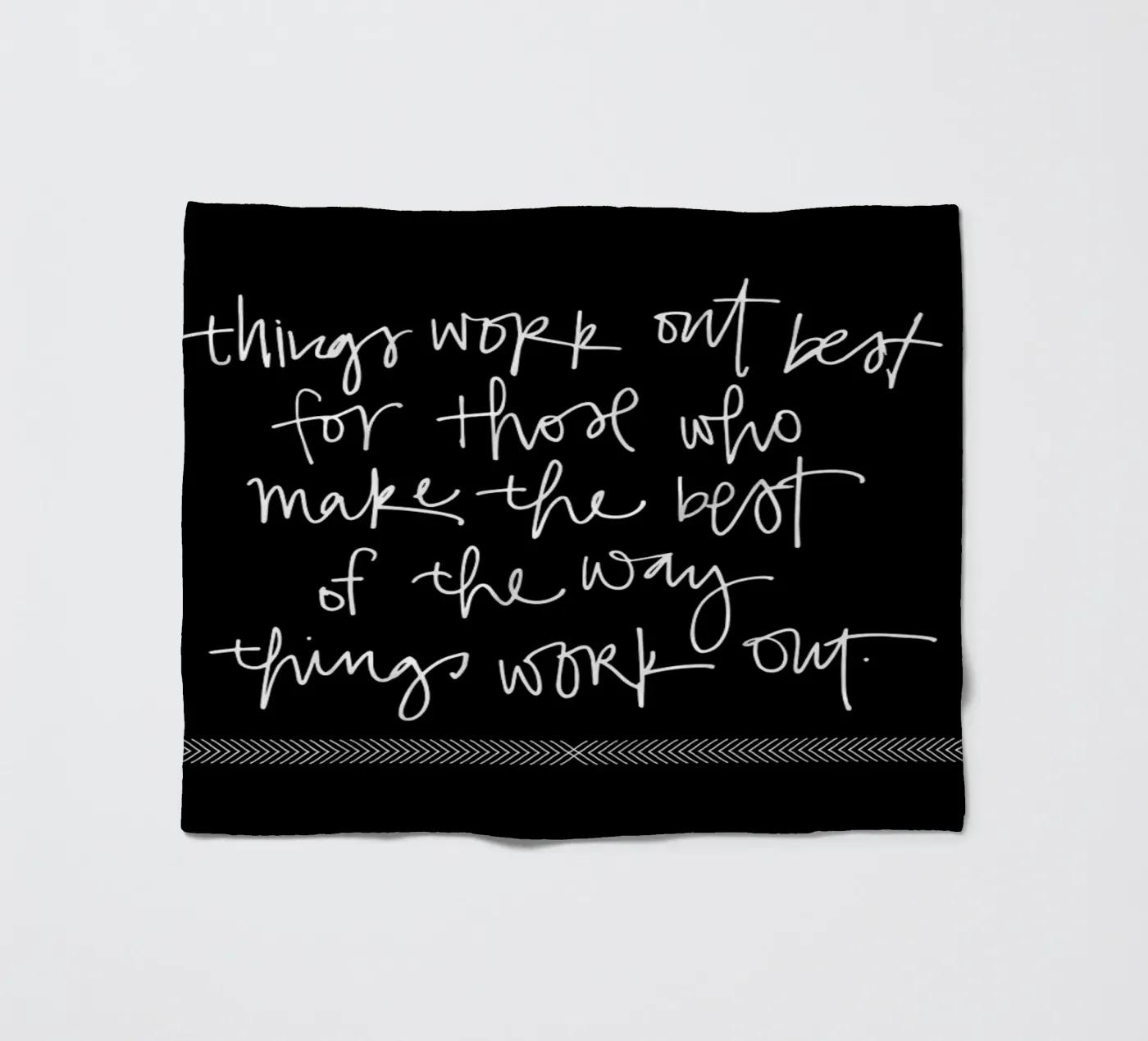 Things Work Out fleecedeken van Kristen Polsinelli