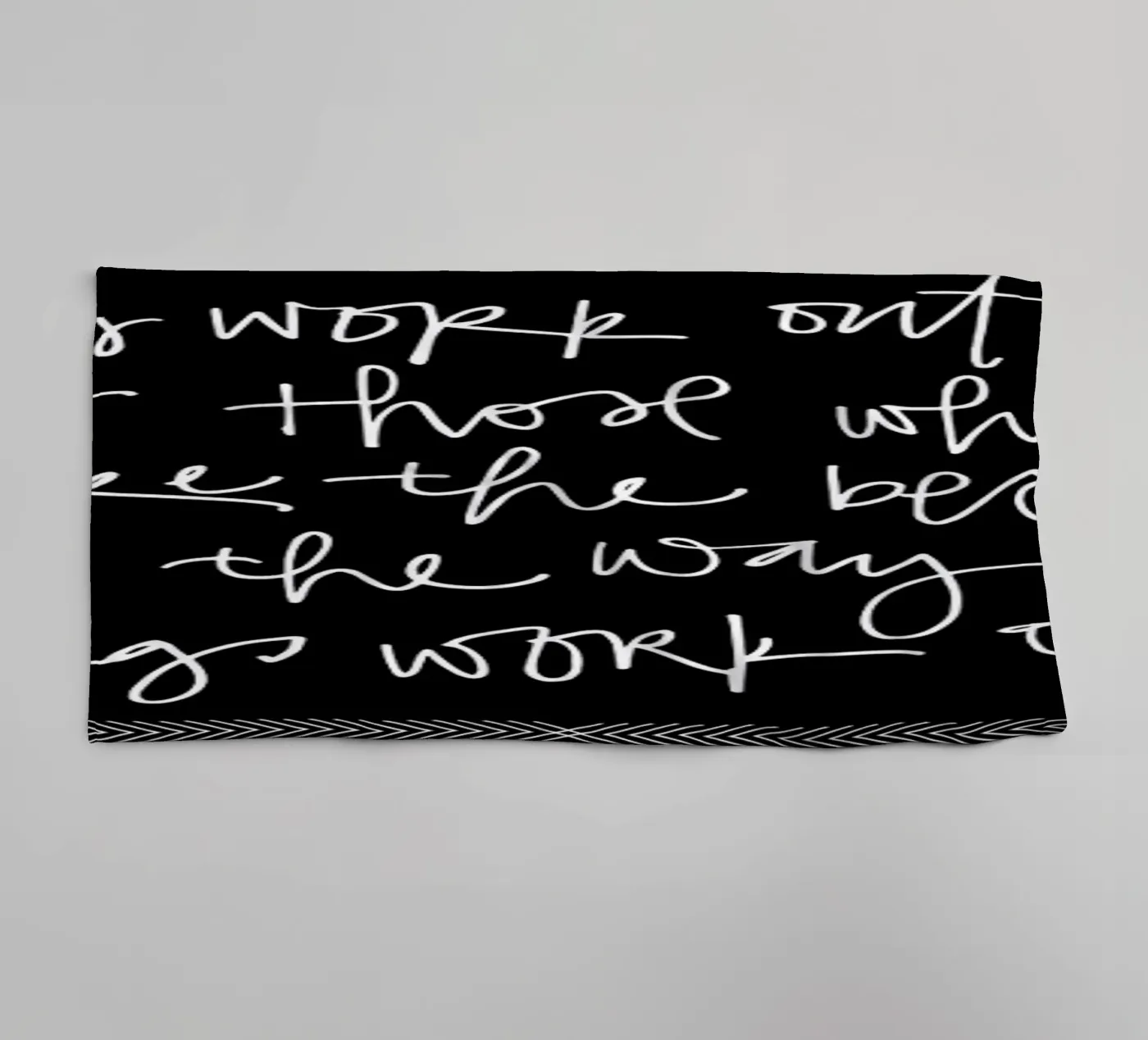 Things Work Out badhanddoek van Kristen Polsinelli