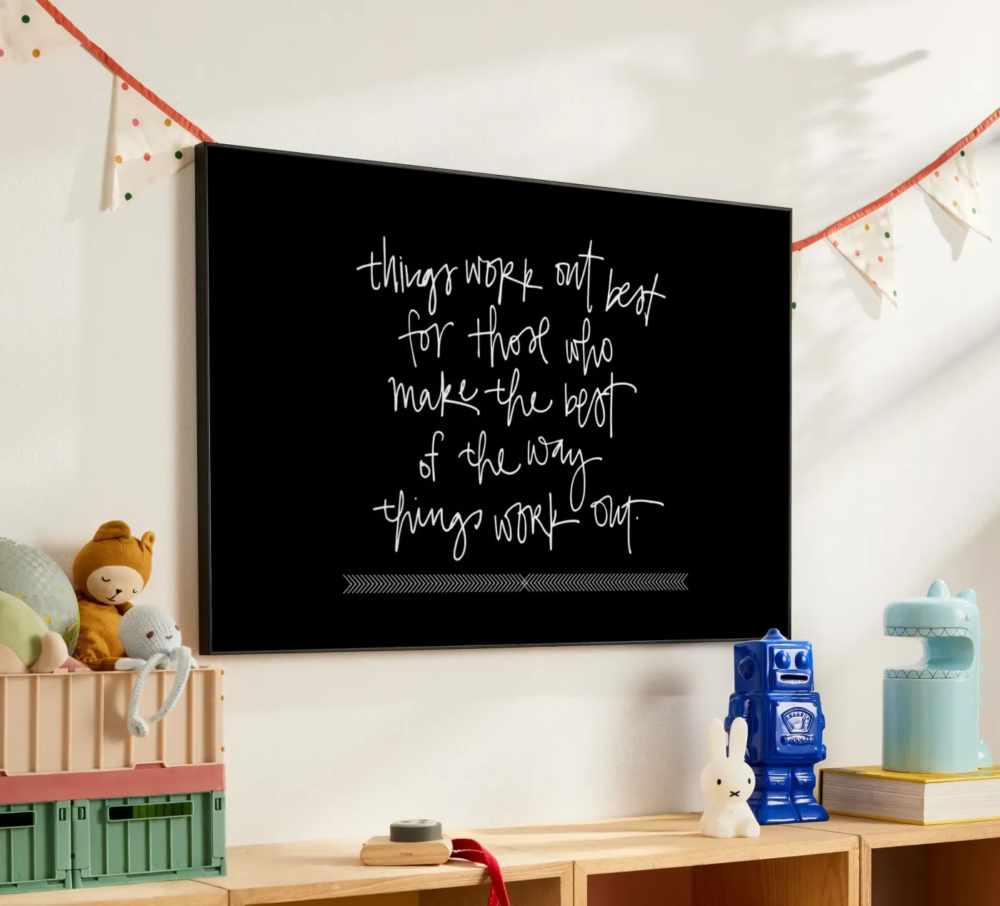 Things Work Out forex plate by Kristen Polsinelli