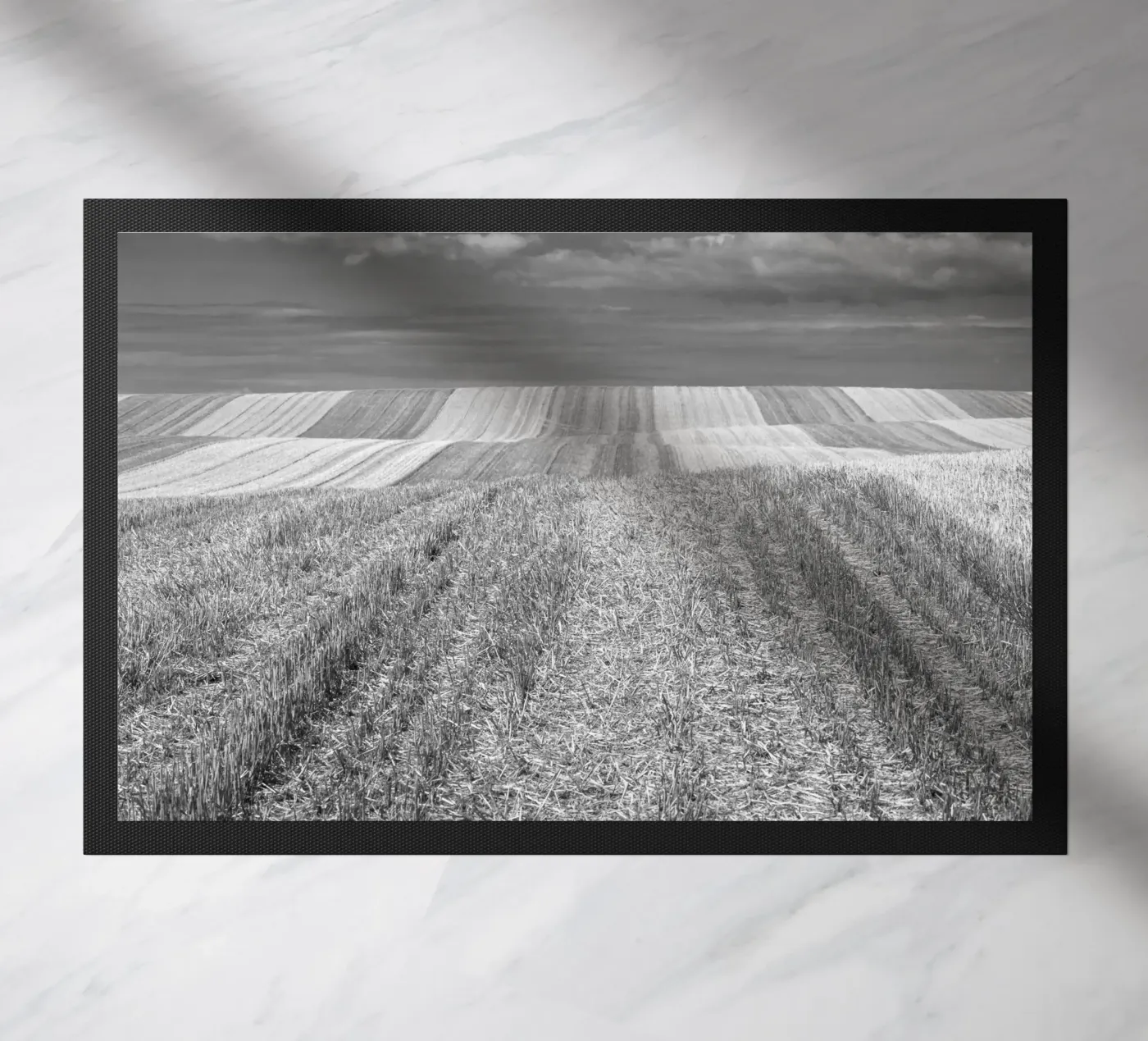 Stubble fields doormat by Barbara Buderath Fotodesign