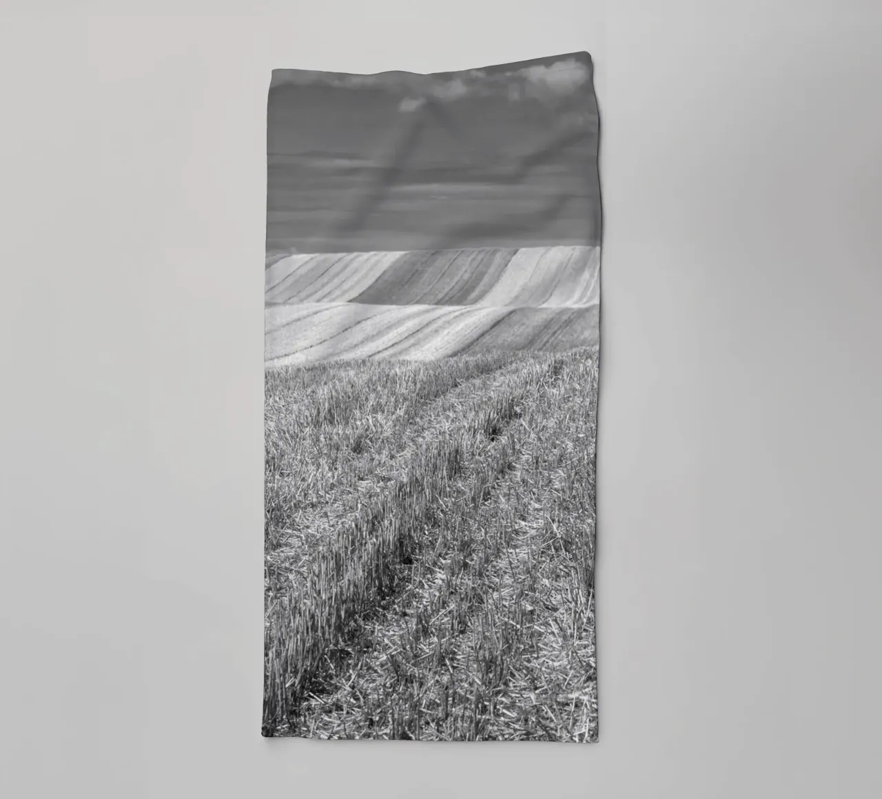 Stubble fields towel by Barbara Buderath Fotodesign