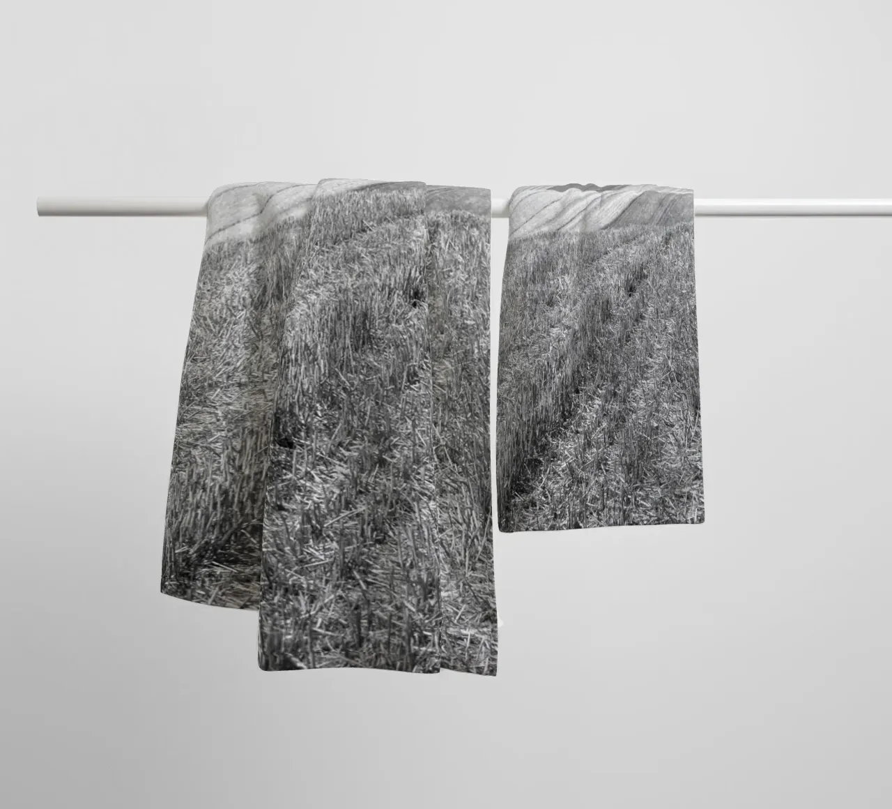 Stubble fields towel by Barbara Buderath Fotodesign