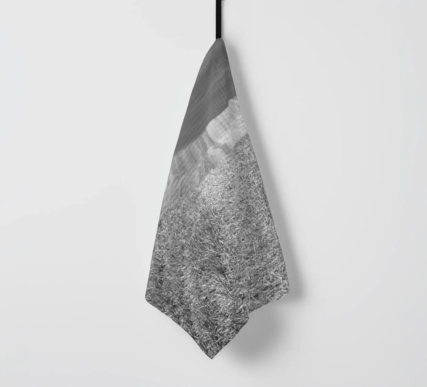 Stubble fields tea towel by Barbara Buderath Fotodesign