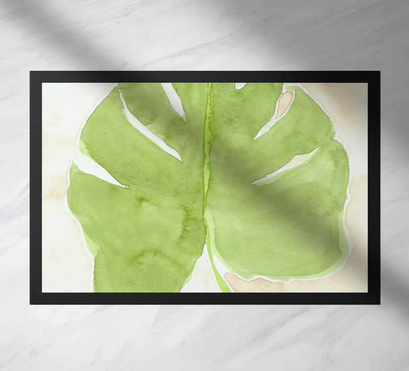 Palm VI doormat by Kristen Polsinelli