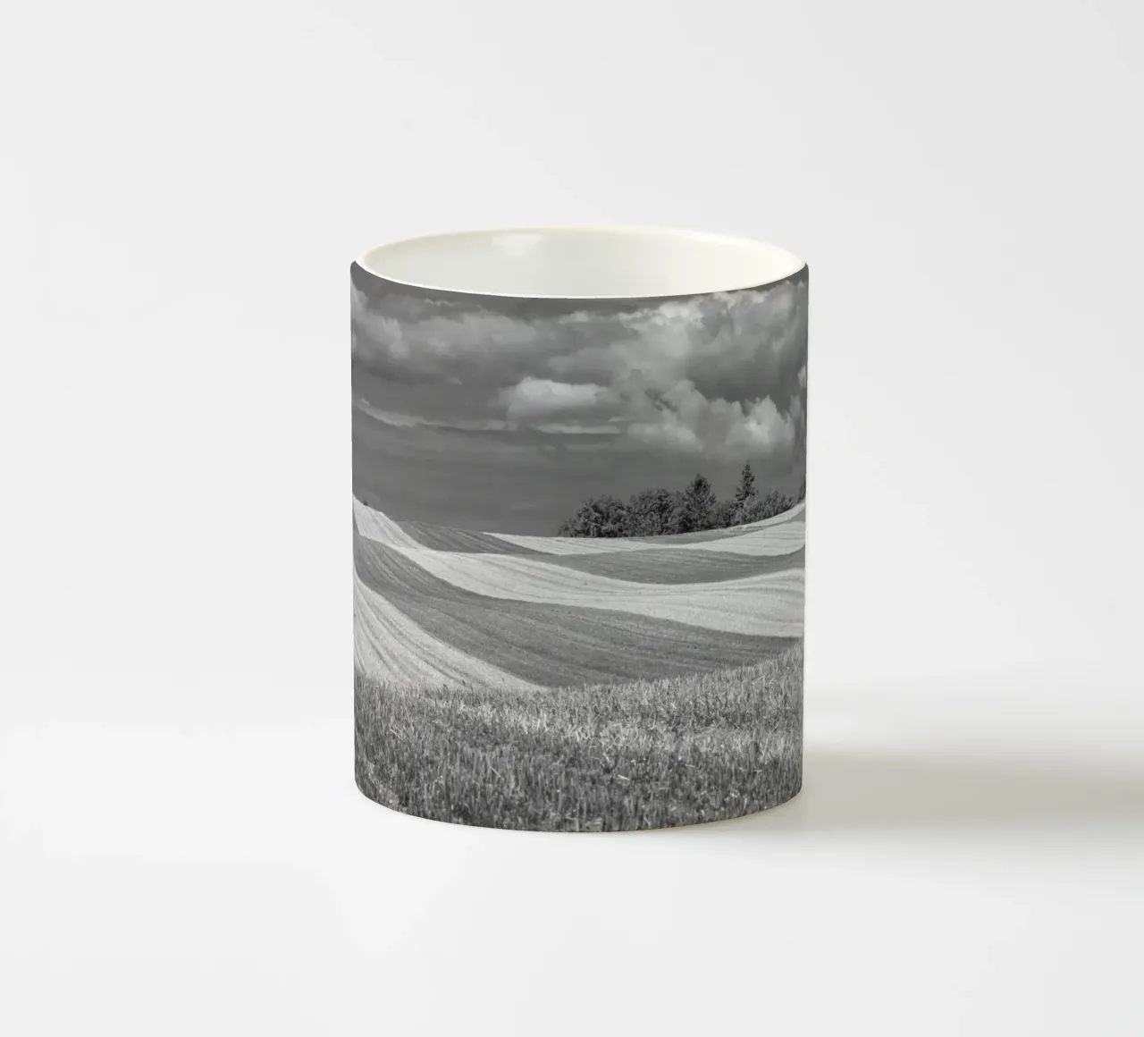 Campi di stoppie 2 tazza in ceramica da Barbara Buderath Fotodesign
