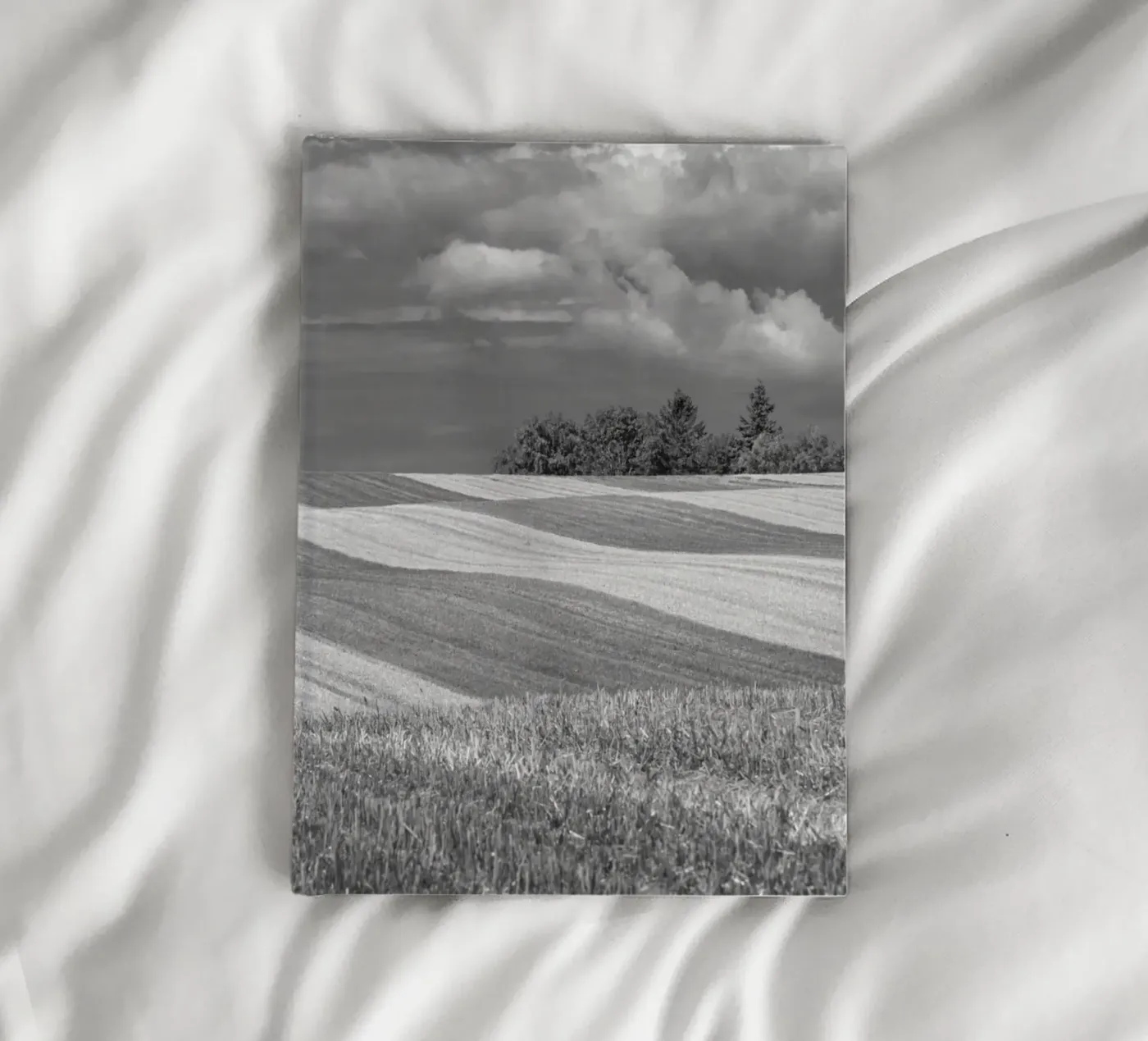 Stubble fields 2 notebook by Barbara Buderath Fotodesign