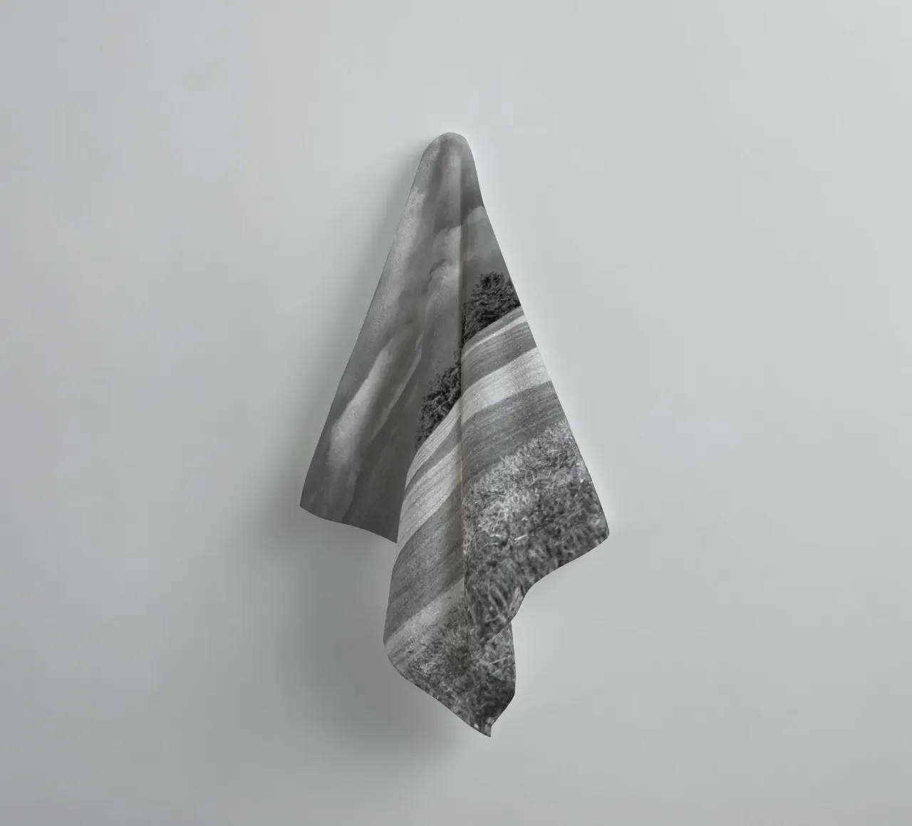 Stoppelvelden 2 badhanddoek van Barbara Buderath Fotodesign