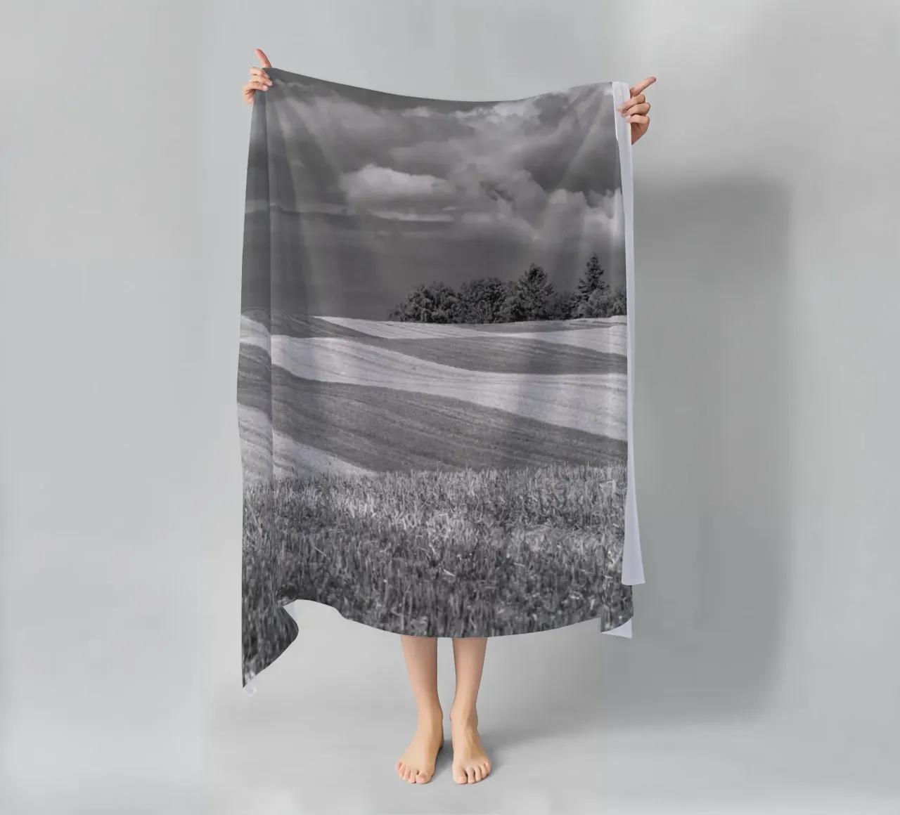 Stubble fields 2 telo mare da Barbara Buderath Fotodesign