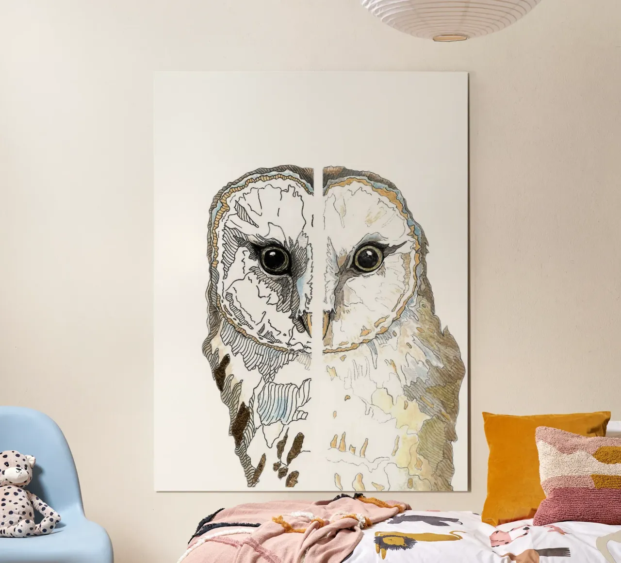 I see you poster con telaio in alluminio da Magpie luck