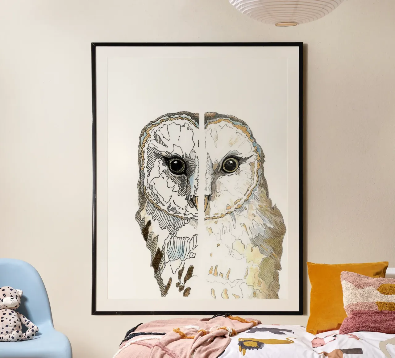 I see you poster con telaio in alluminio da Magpie luck