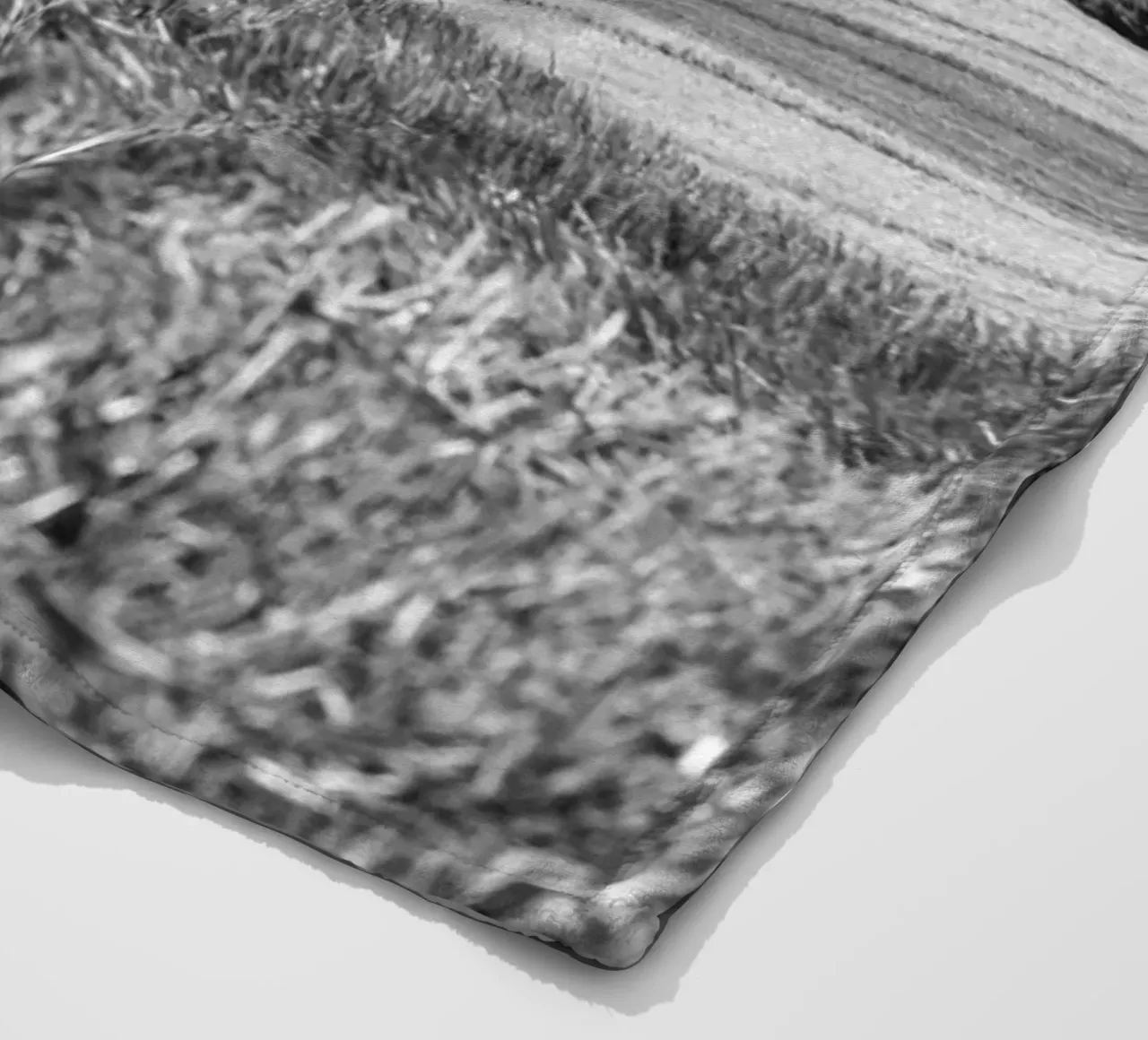 Stubble fields 3 fleece blanket by Barbara Buderath Fotodesign