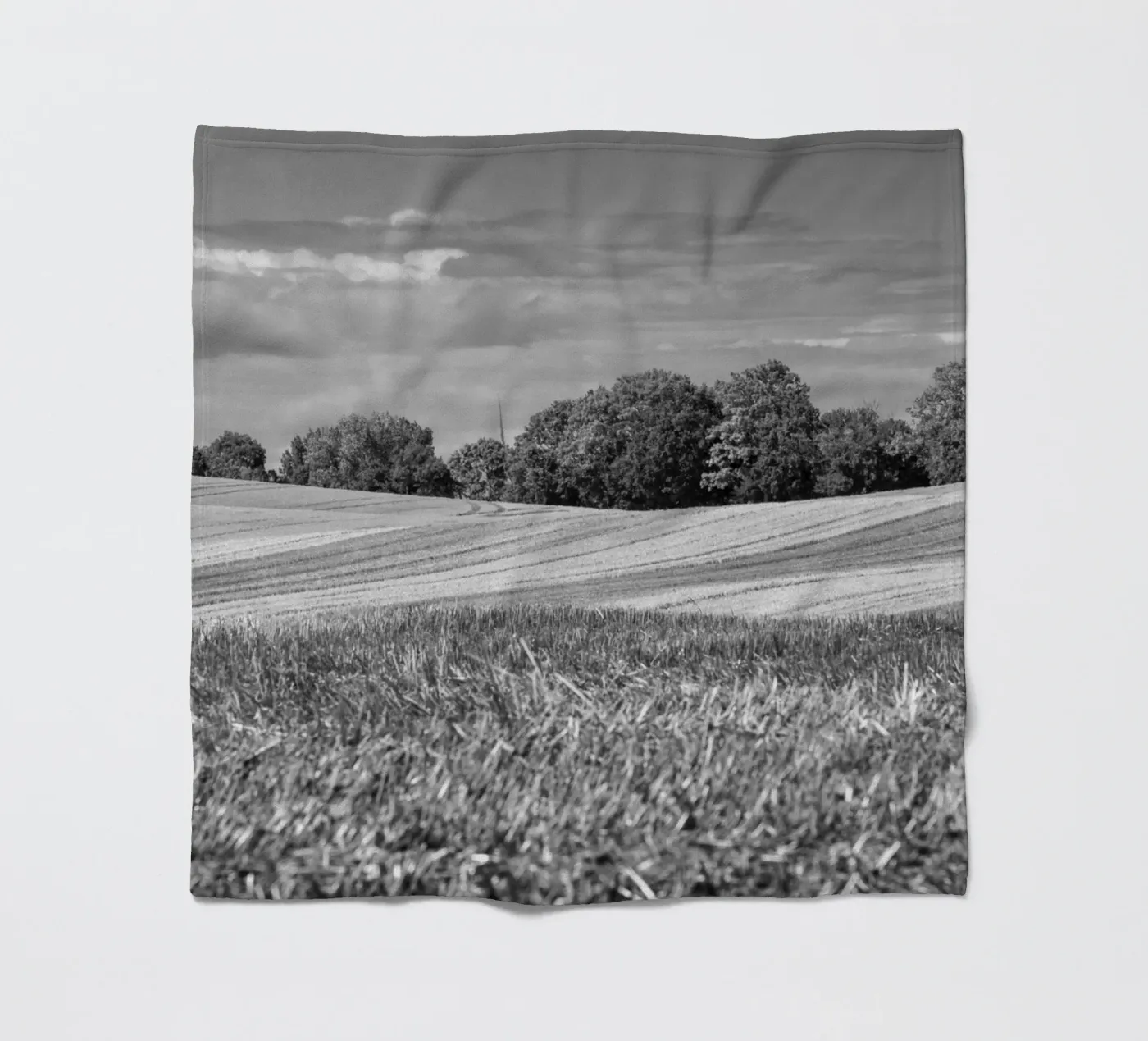 Stubble fields 3 Fleecedecke von Barbara Buderath Fotodesign