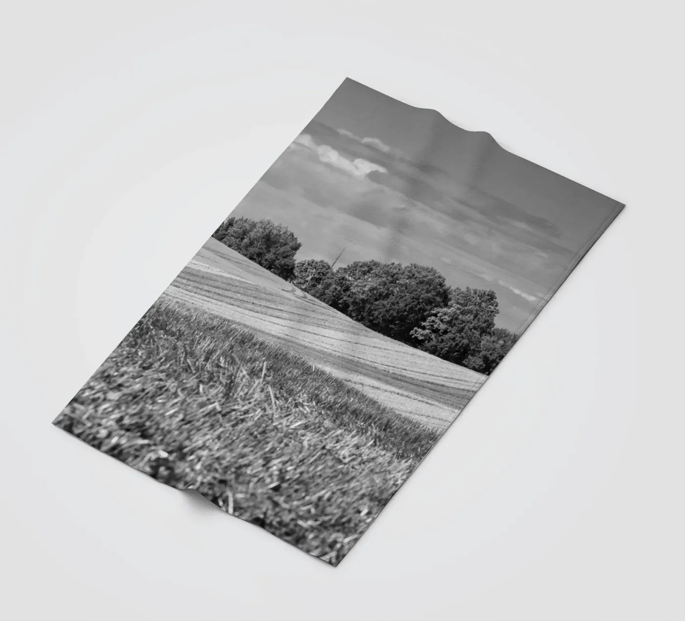 Stubble fields 3 Fleecedecke von Barbara Buderath Fotodesign