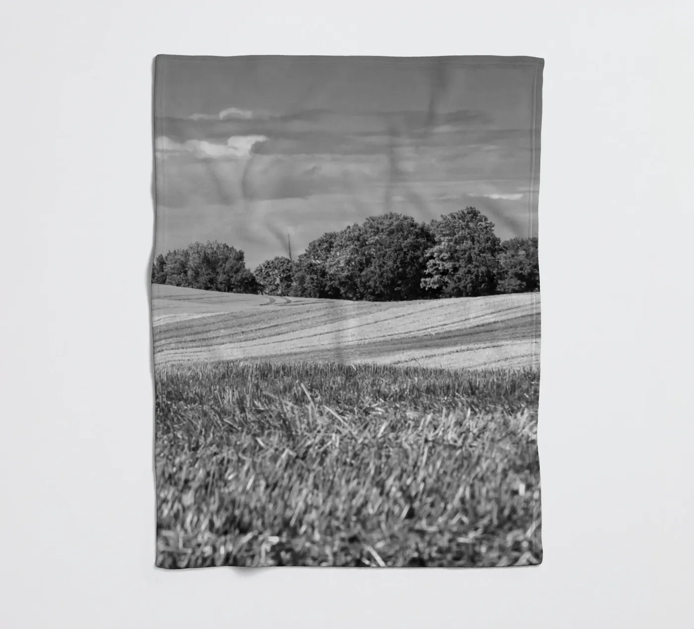 Stubble fields 3 Fleecedecke von Barbara Buderath Fotodesign