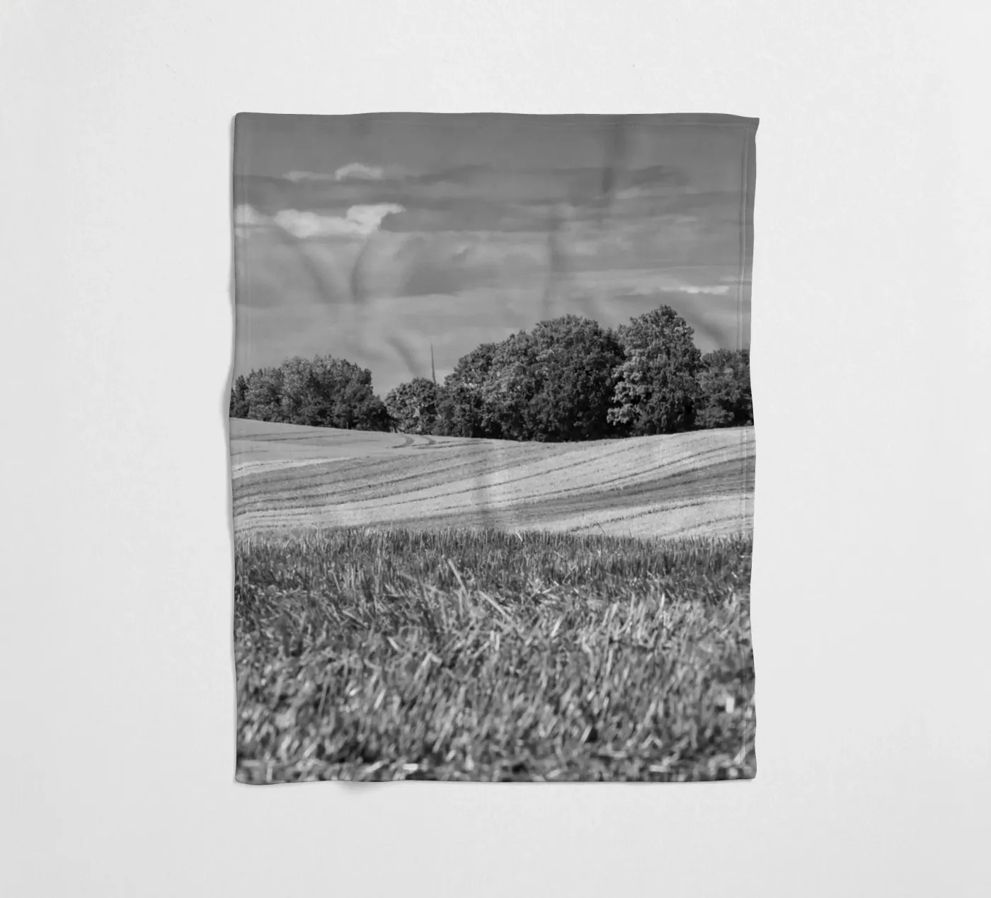 Stubble fields 3 Fleecedecke von Barbara Buderath Fotodesign