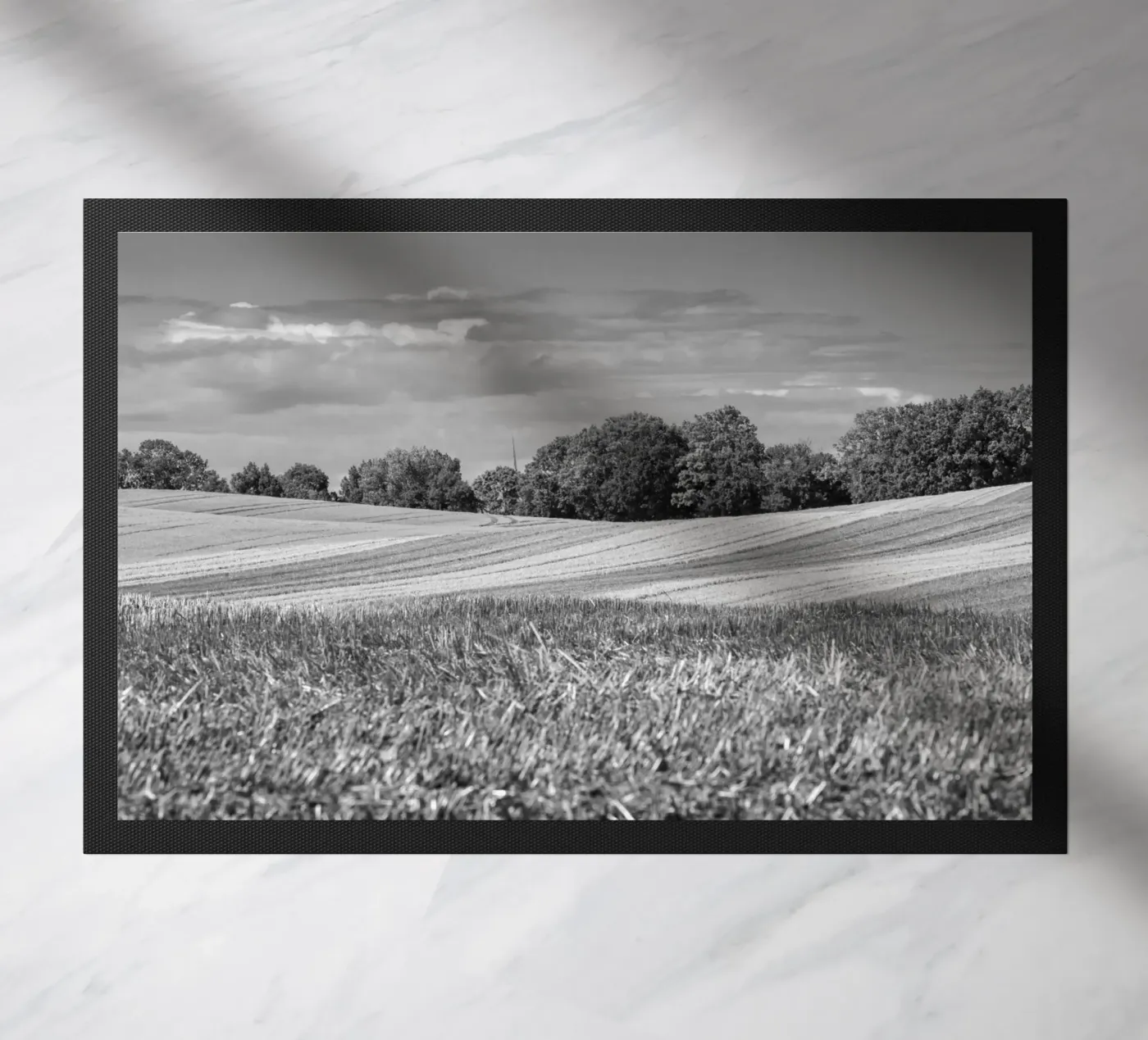 Stubble fields 3 deurmat van Barbara Buderath Fotodesign