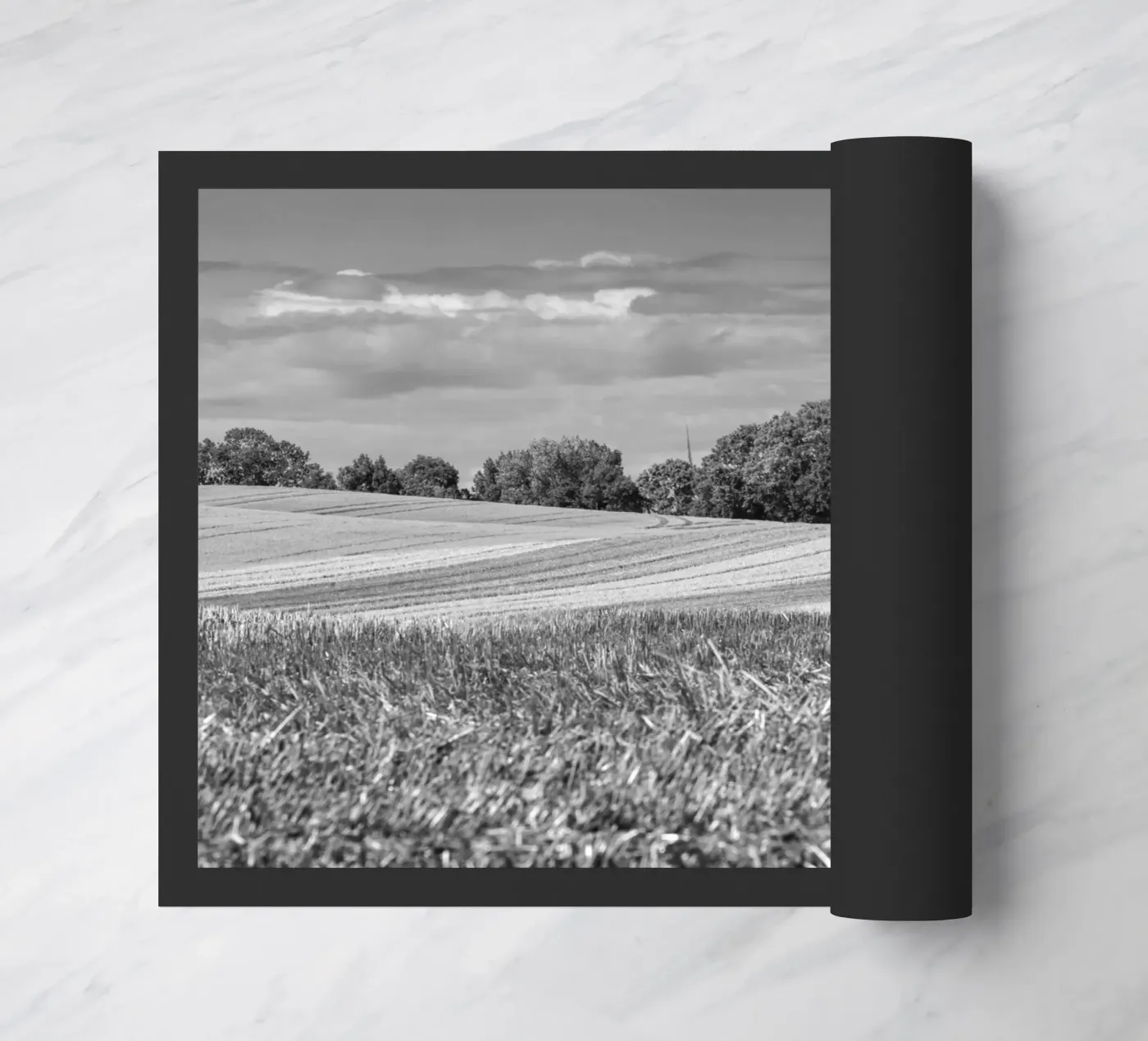 Stubble fields 3 deurmat van Barbara Buderath Fotodesign