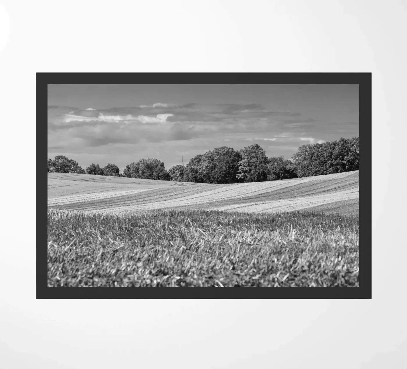 Stubble fields 3 deurmat van Barbara Buderath Fotodesign