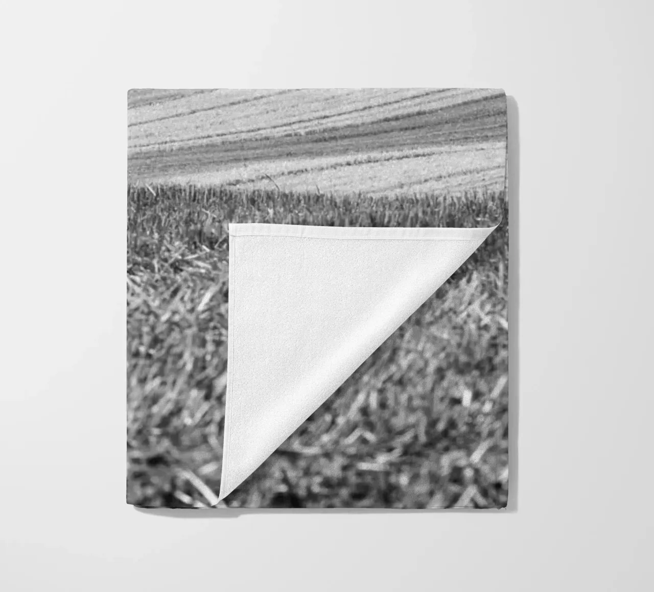 Stubble fields 3 beach towel by Barbara Buderath Fotodesign