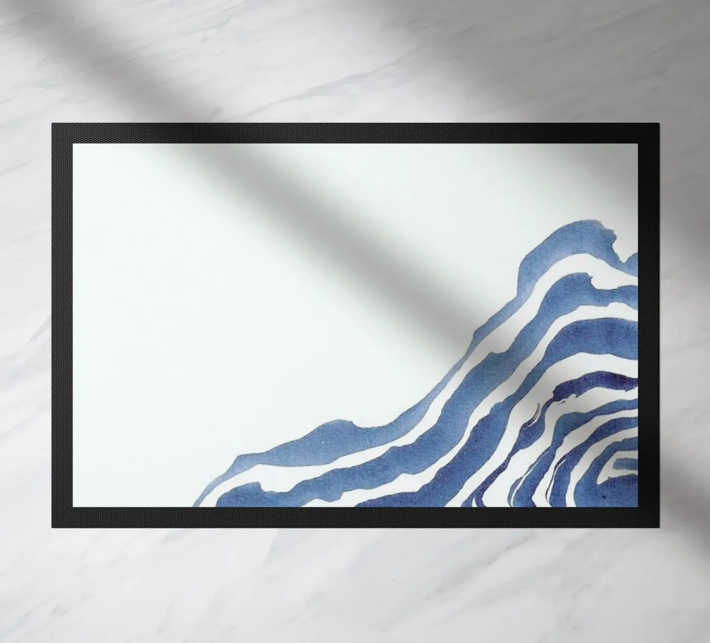 Wave I doormat by Kristen Polsinelli