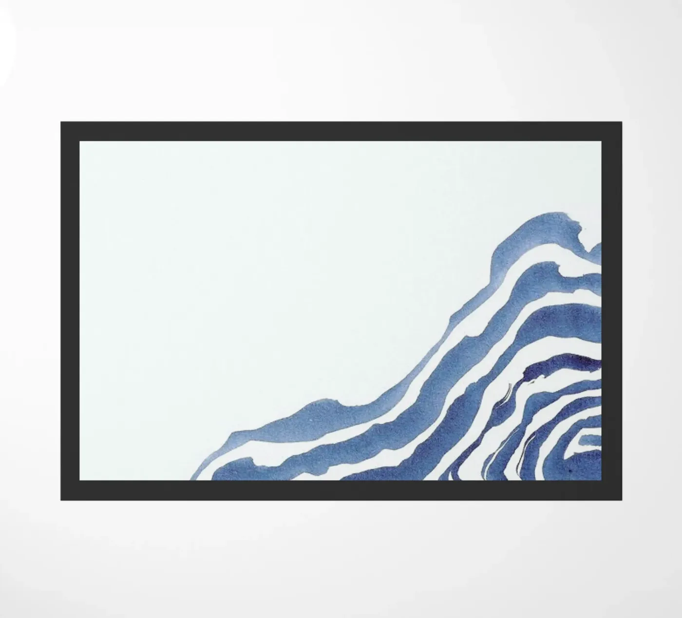 Wave I doormat by Kristen Polsinelli