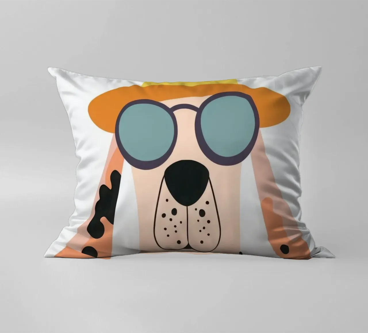 Chien tropicale cuscino da So Cute Land - Affiches et posters
