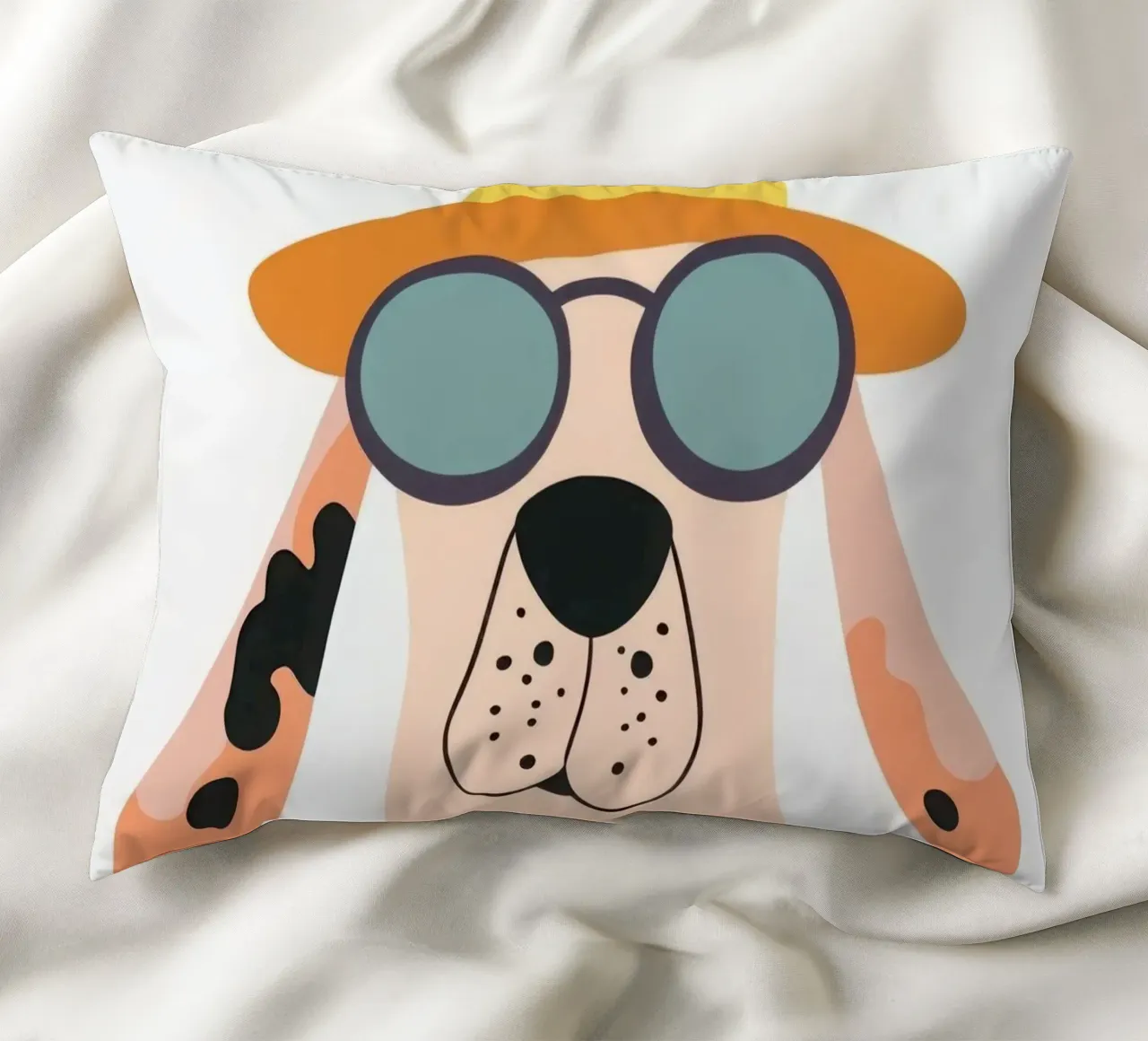 Chien tropicale cuscino da So Cute Land - Affiches et posters