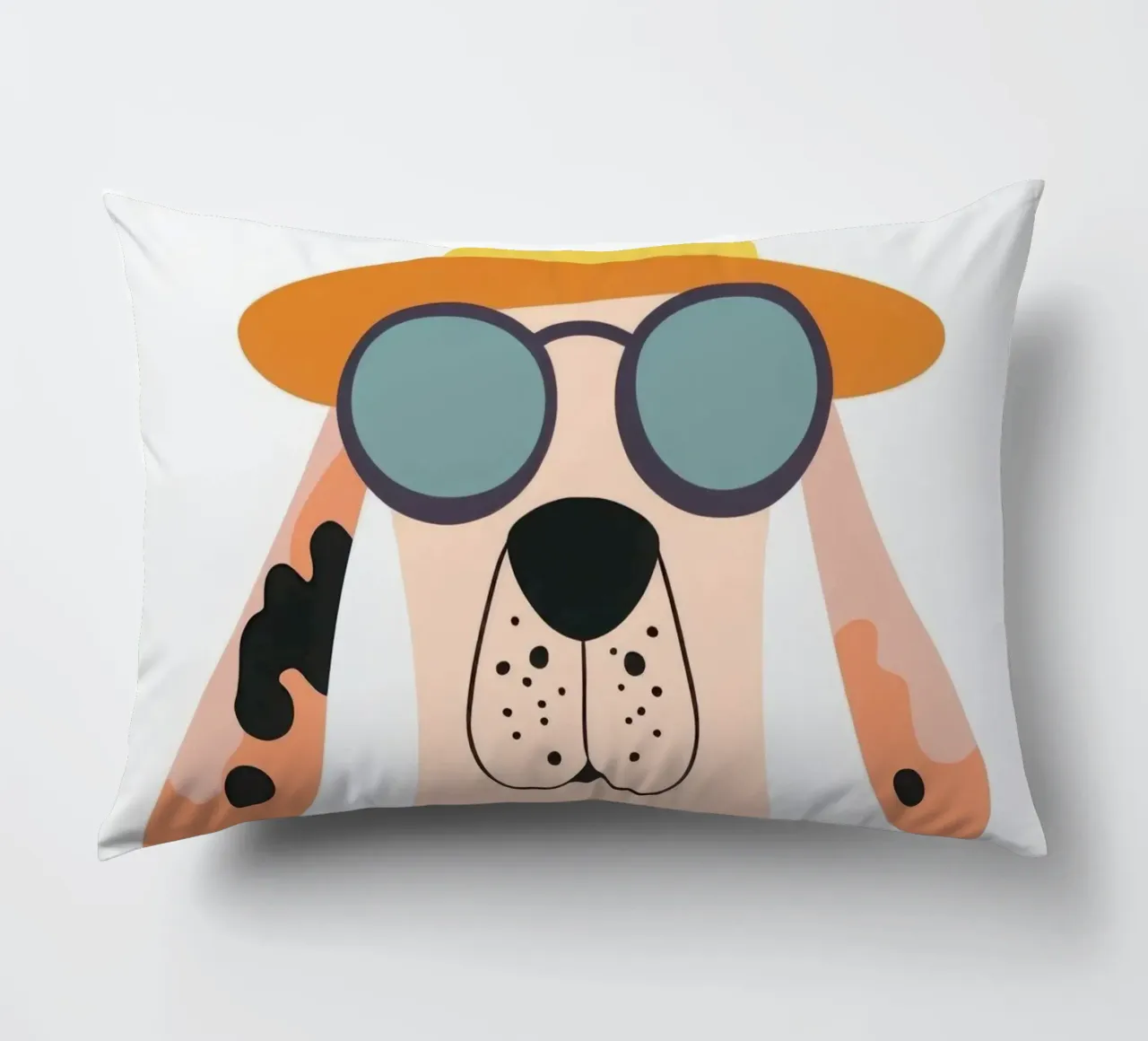 Chien tropicale cuscino da So Cute Land - Affiches et posters