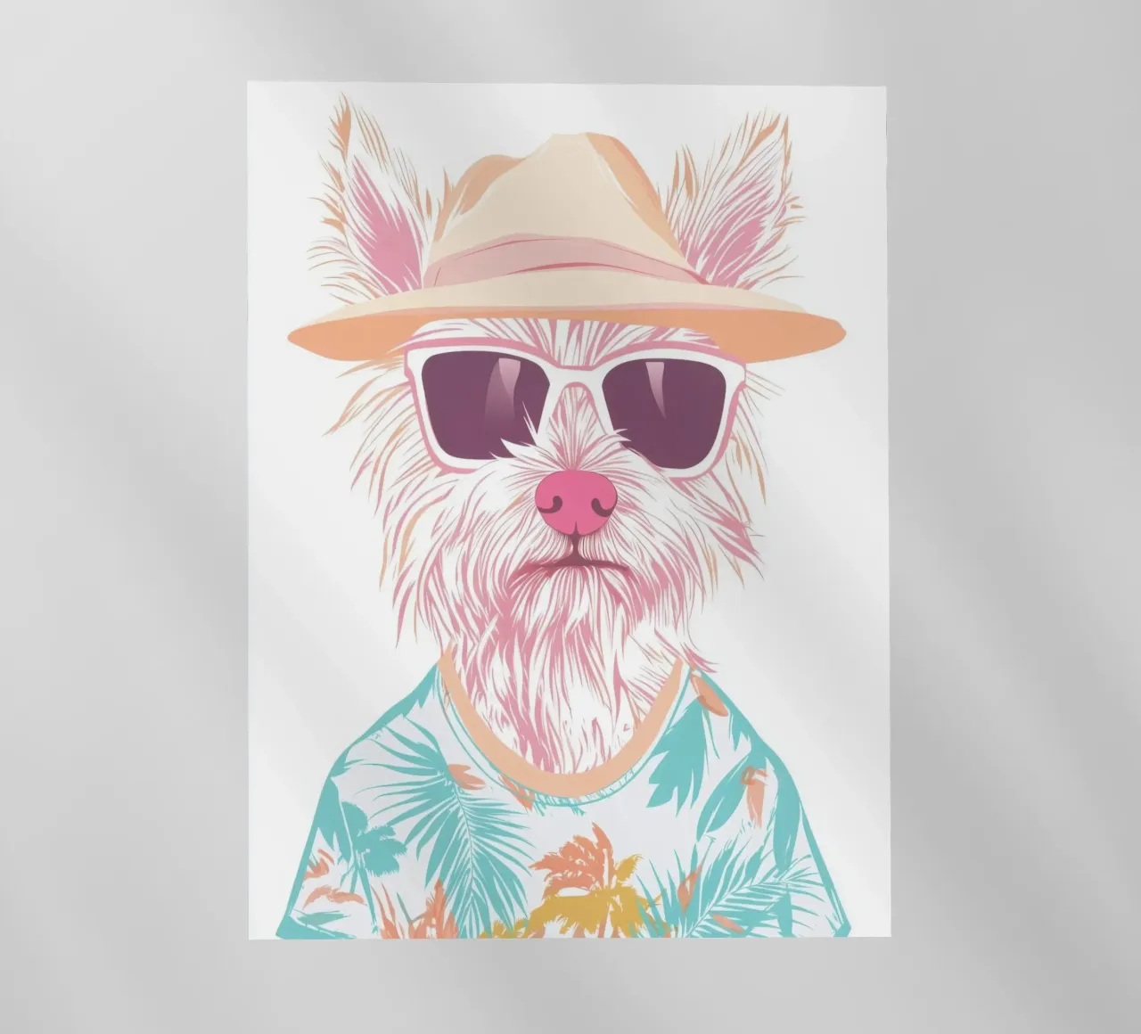 Cucciolo tropicale pellicola backlit da So Cute Land - Affiches et posters