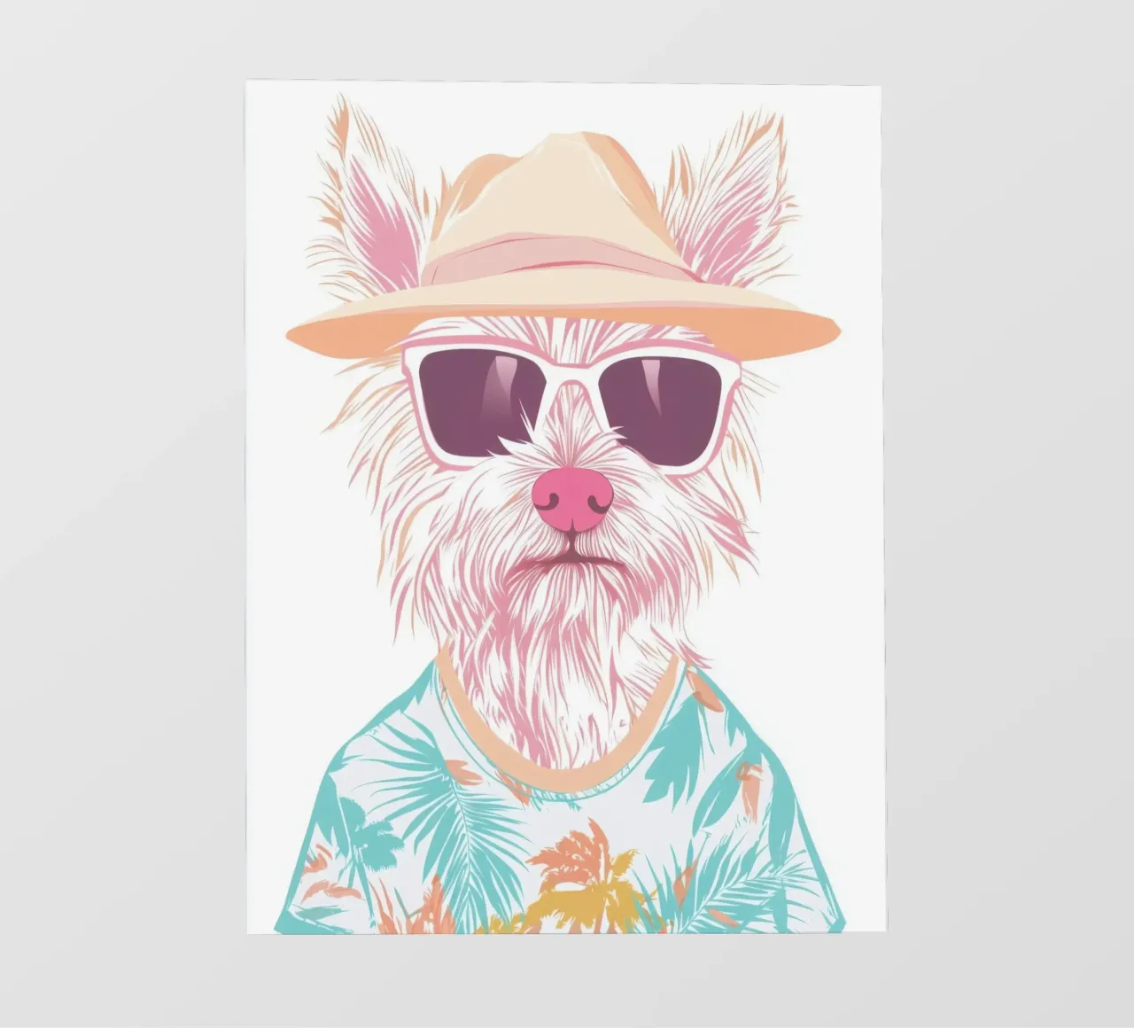 Cucciolo tropicale telo in pvc da So Cute Land - Affiches et posters
