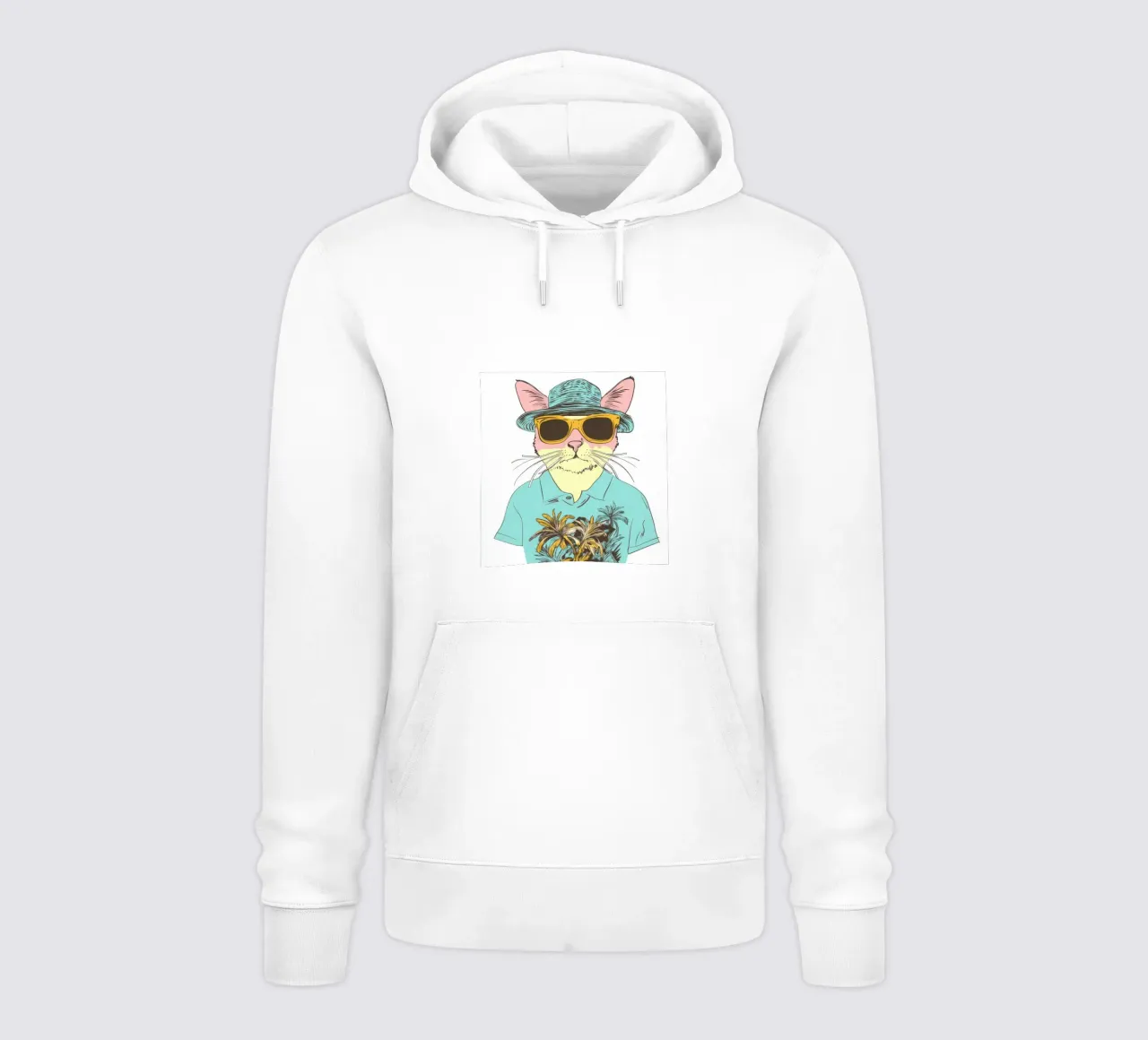 Féline tropicale felpa con cappuccio da So Cute Land - Affiches et posters