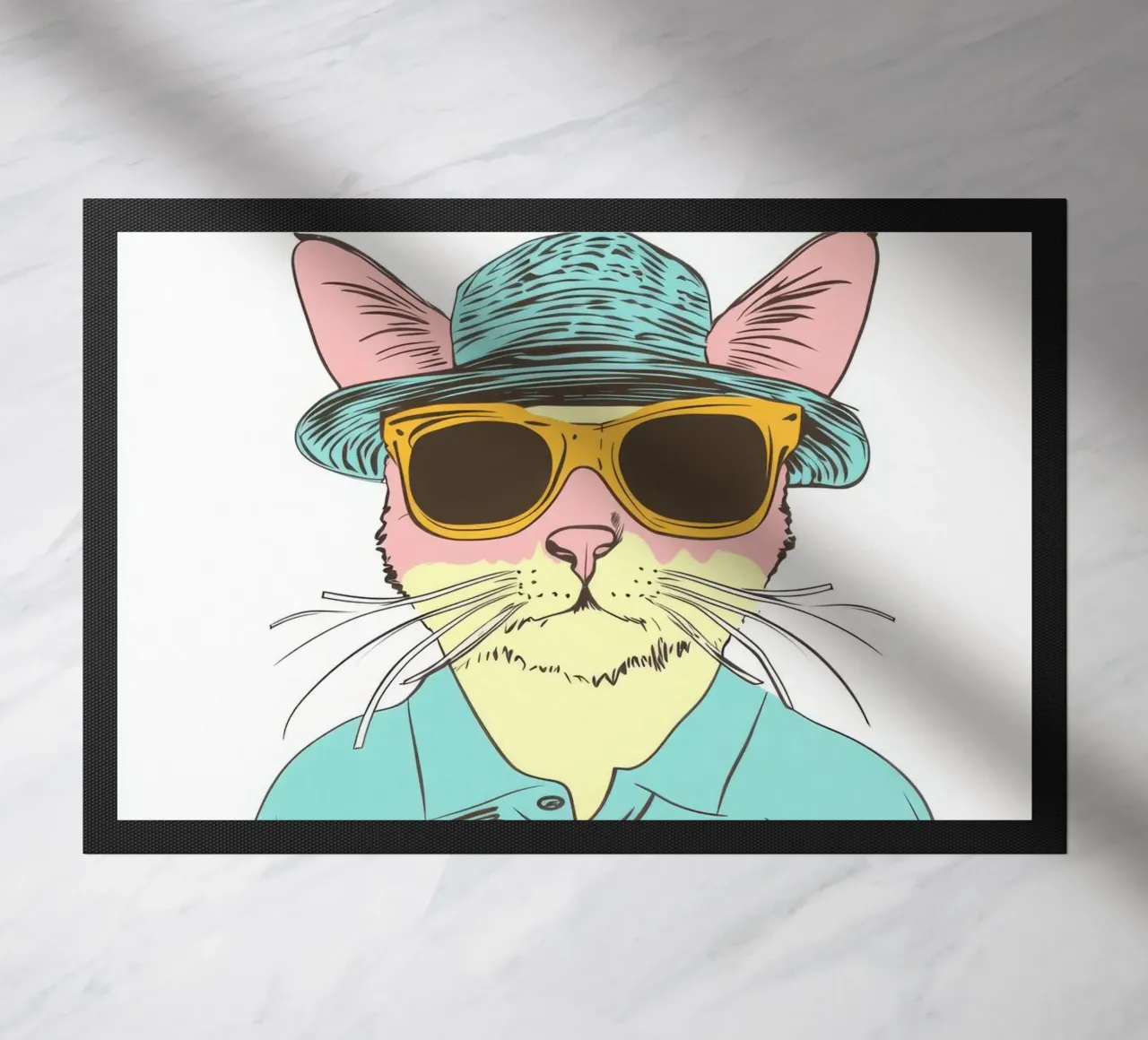 Féline tropicale zerbino da So Cute Land - Affiches et posters