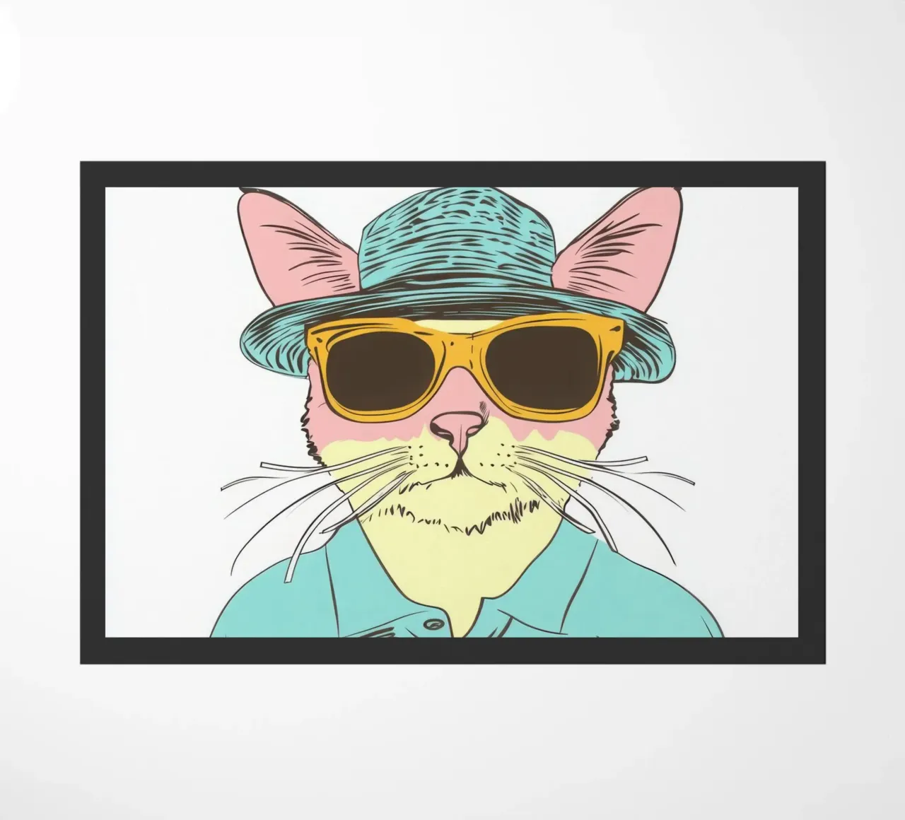 Féline tropicale zerbino da So Cute Land - Affiches et posters