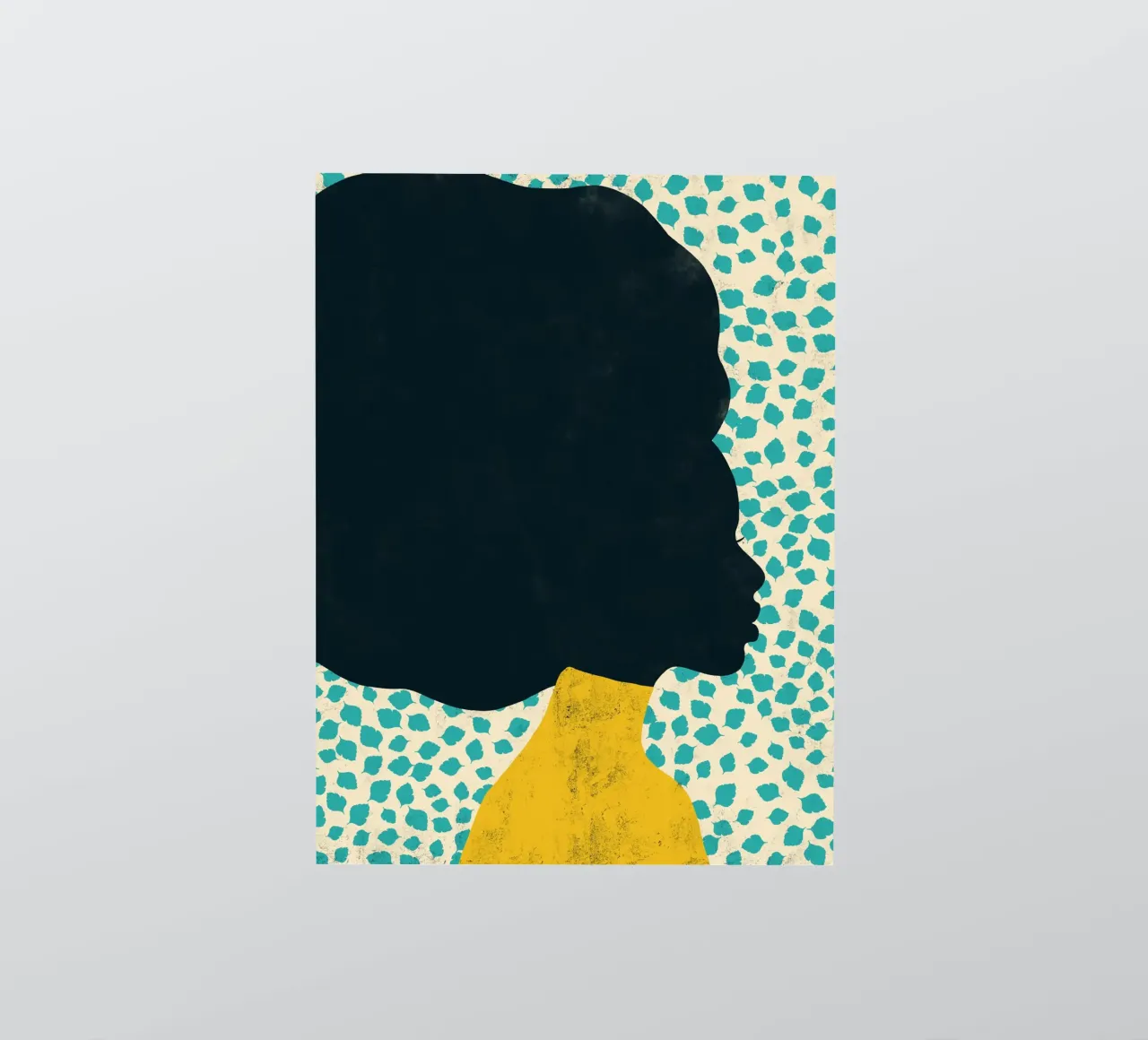 Cats & Dotz - Woman with an Afro sticker by The Artcircle