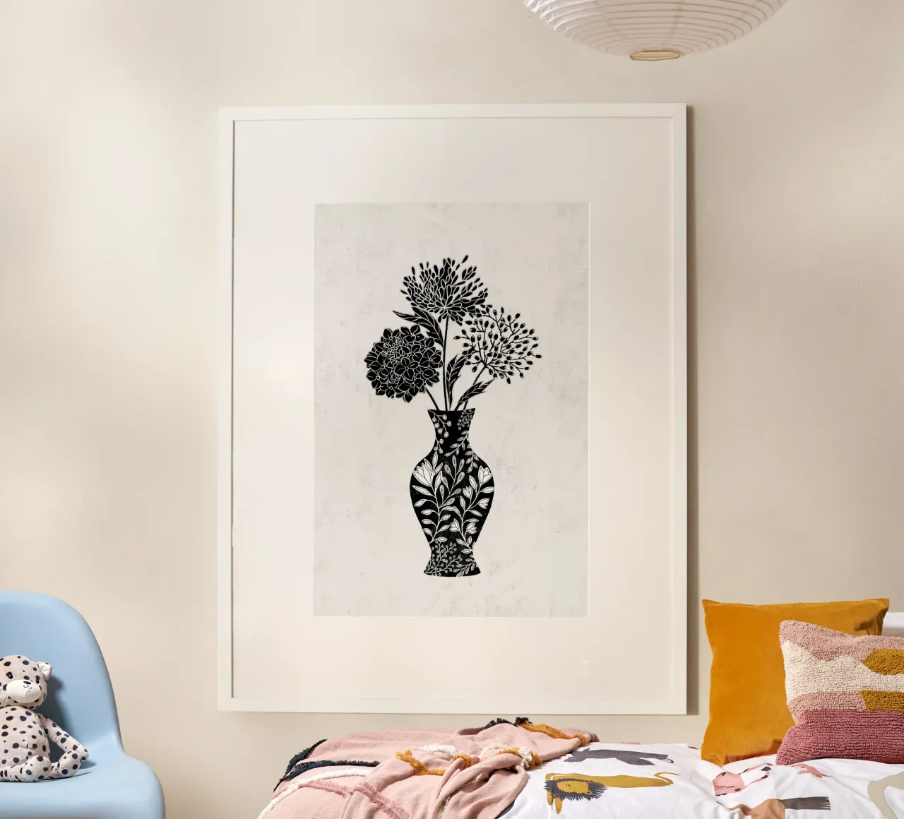 Gatti e puntini - Vaso antico poster da The Artcircle
