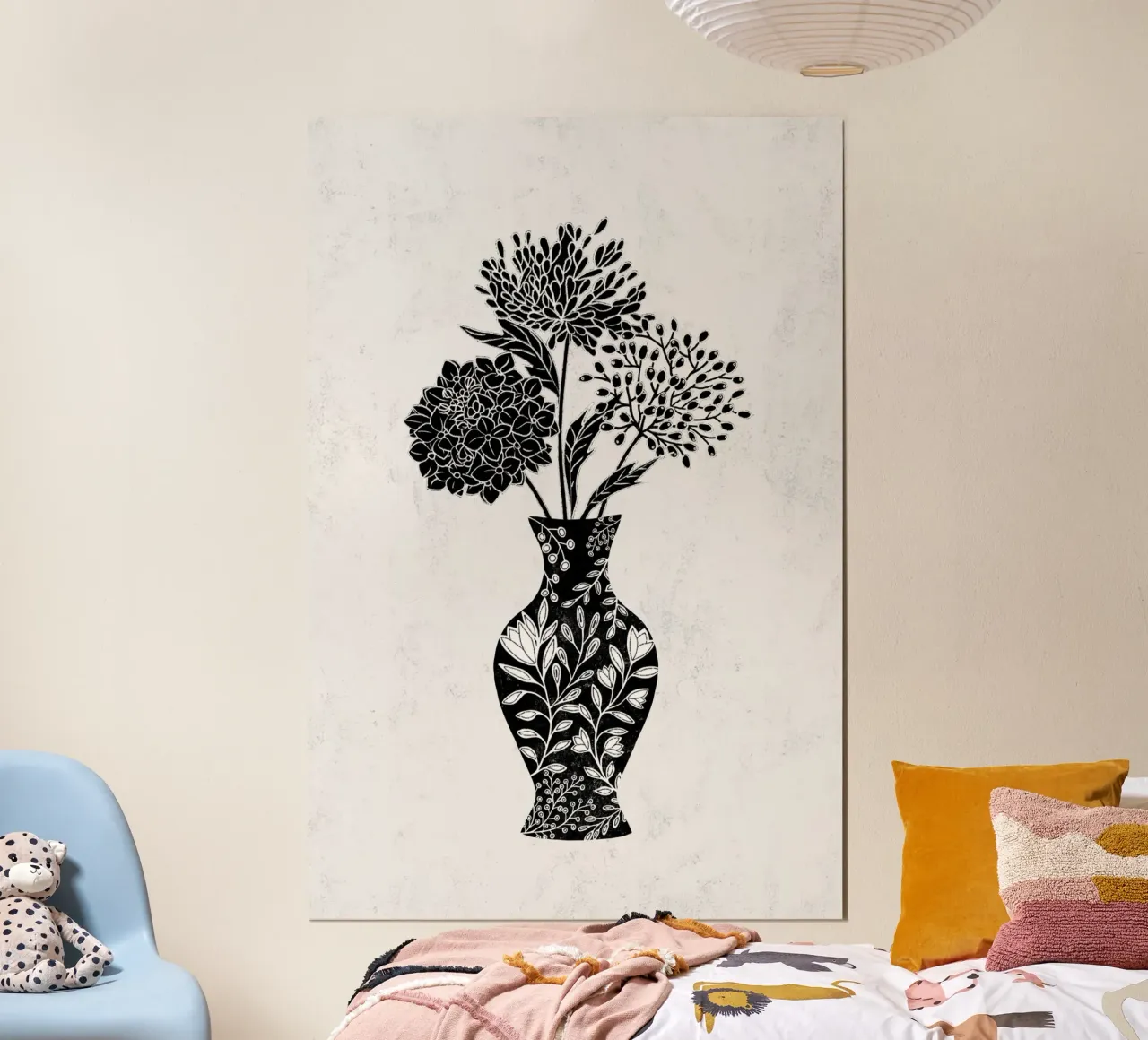 Gatti e puntini - Vaso antico poster da The Artcircle