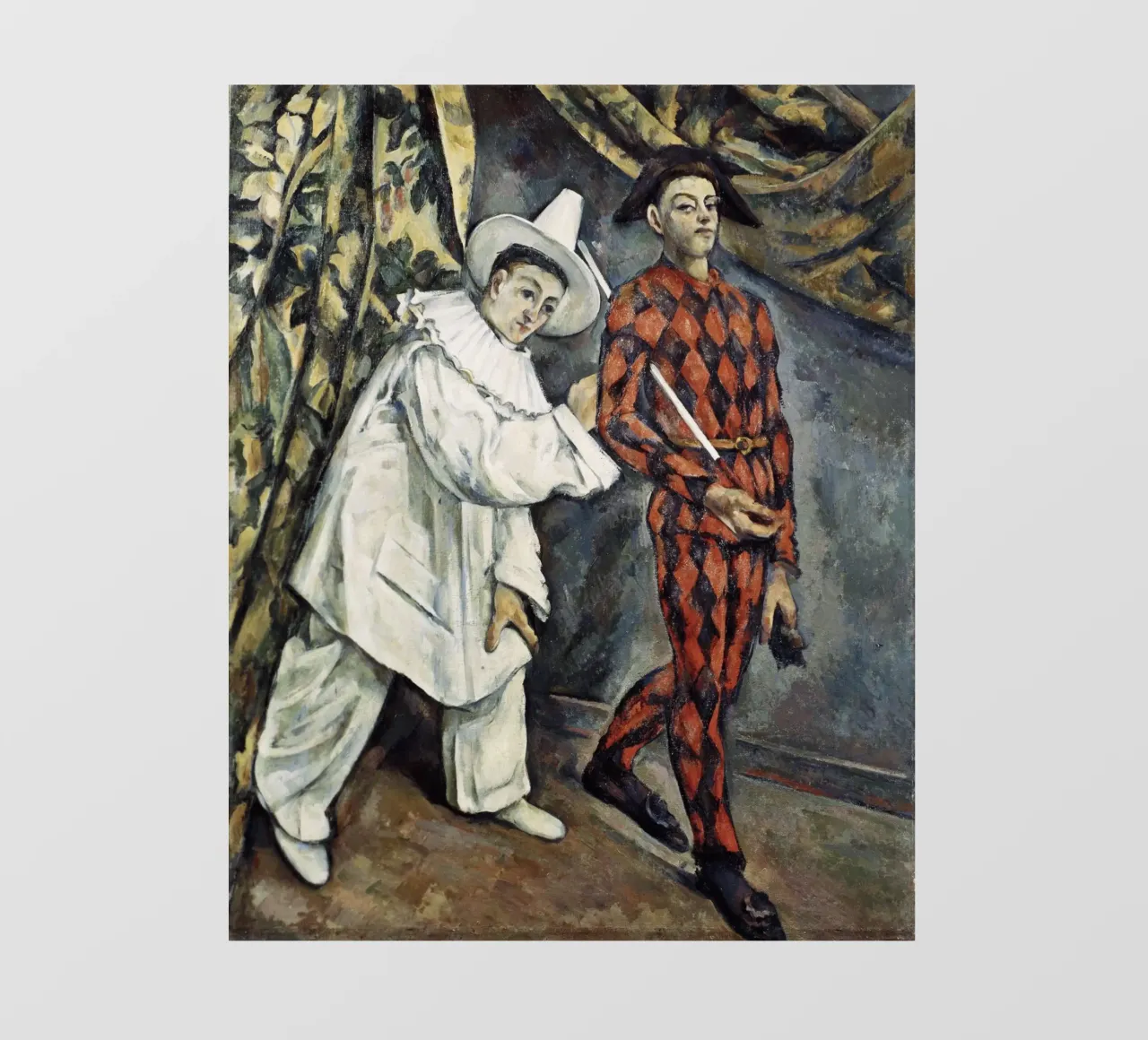Cézanne - Pierrot e Arlecchino pellicola backlit da ARTOTHEK