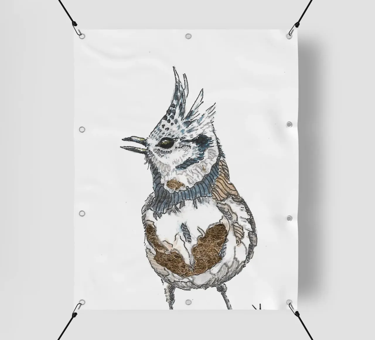 A little bird told me telo in pvc da Magpie luck