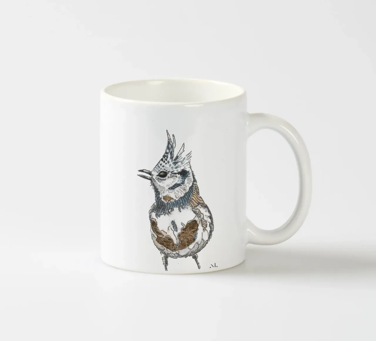A little bird told me tazza in ceramica da Magpie luck