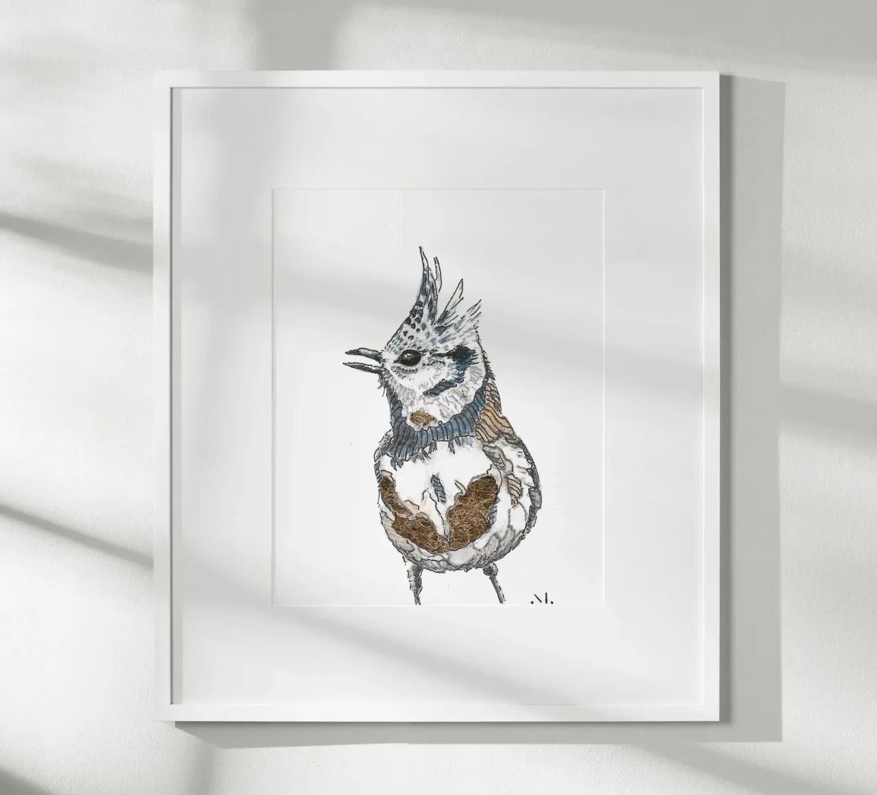 A little bird told me carta hahnemühle da Magpie luck