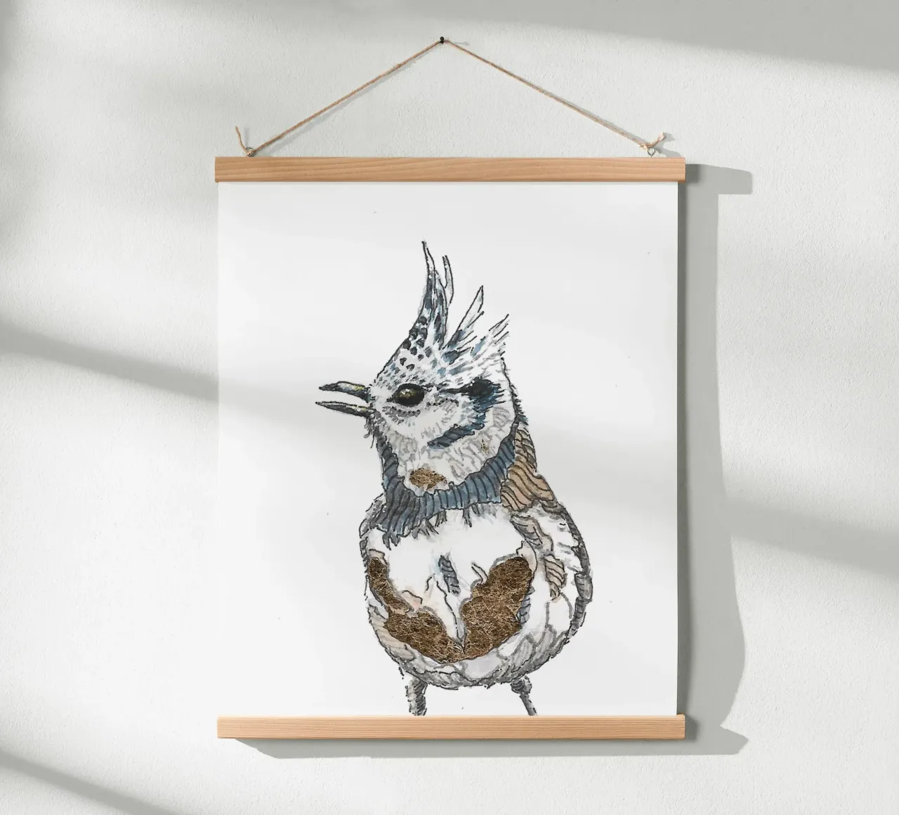 A little bird told me carta hahnemühle da Magpie luck