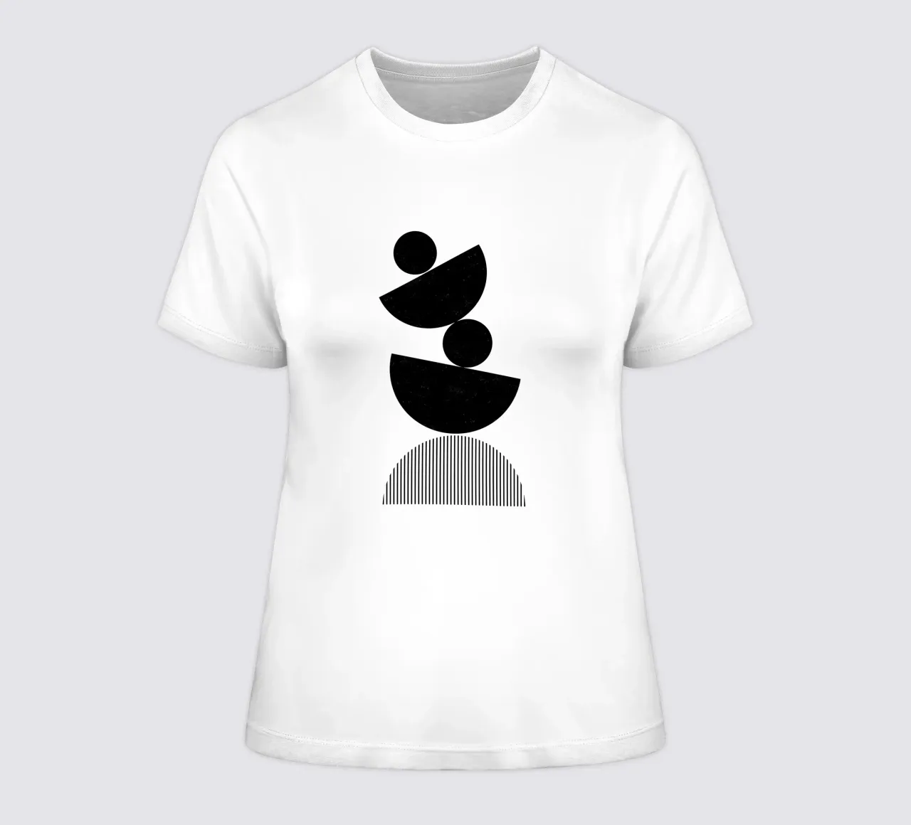 Cats & Dotz - Balance women's fitted t-shirt by The Artcircle