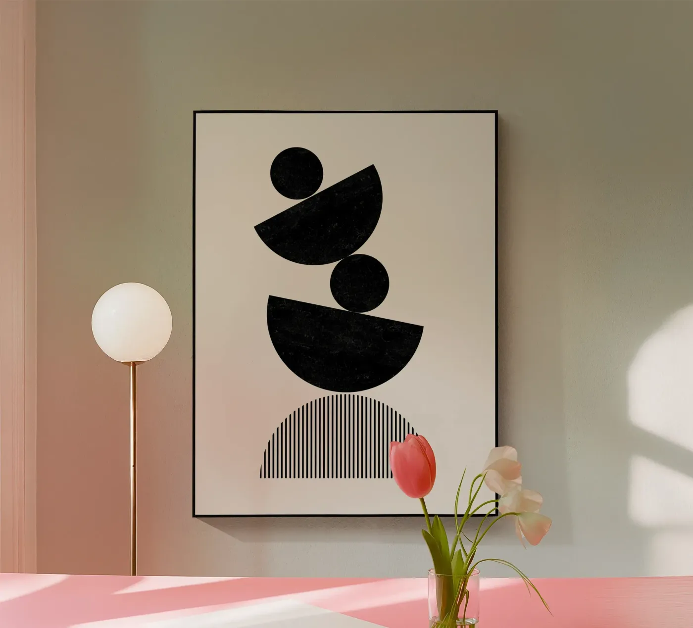 Gatti e puntini - Equilibrio plexiglass da The Artcircle