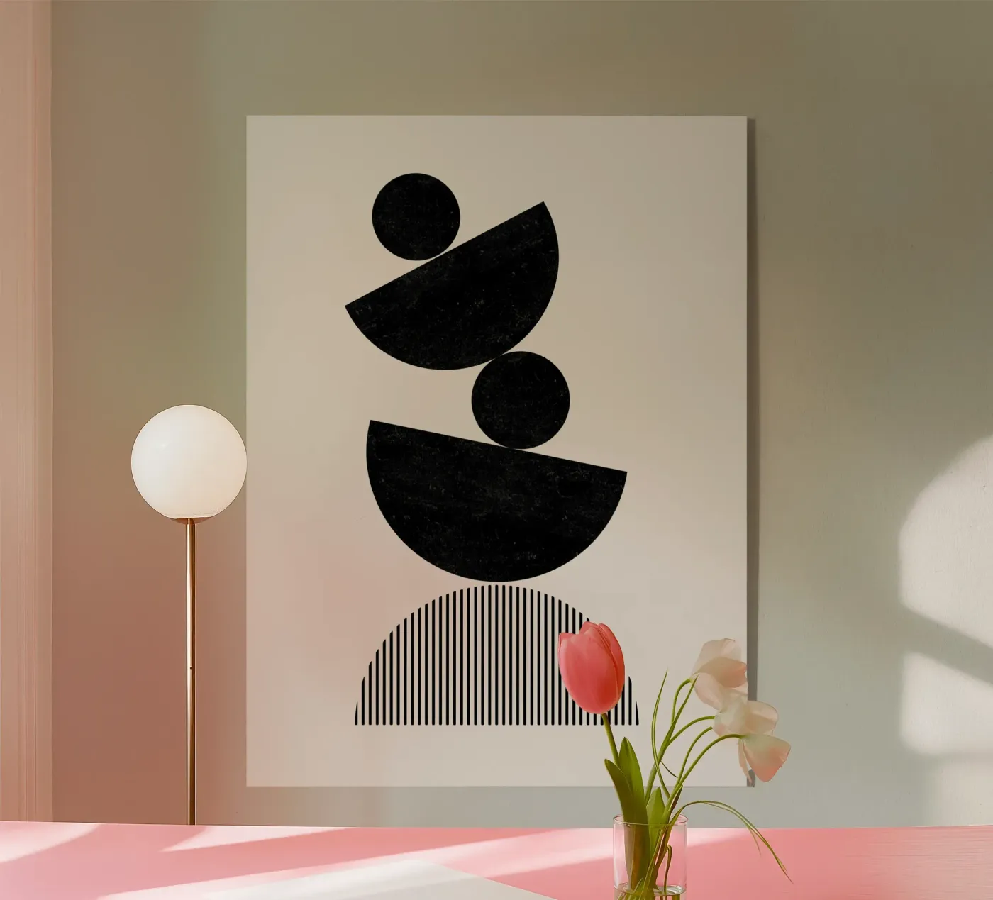 Gatti e puntini - Equilibrio plexiglass da The Artcircle