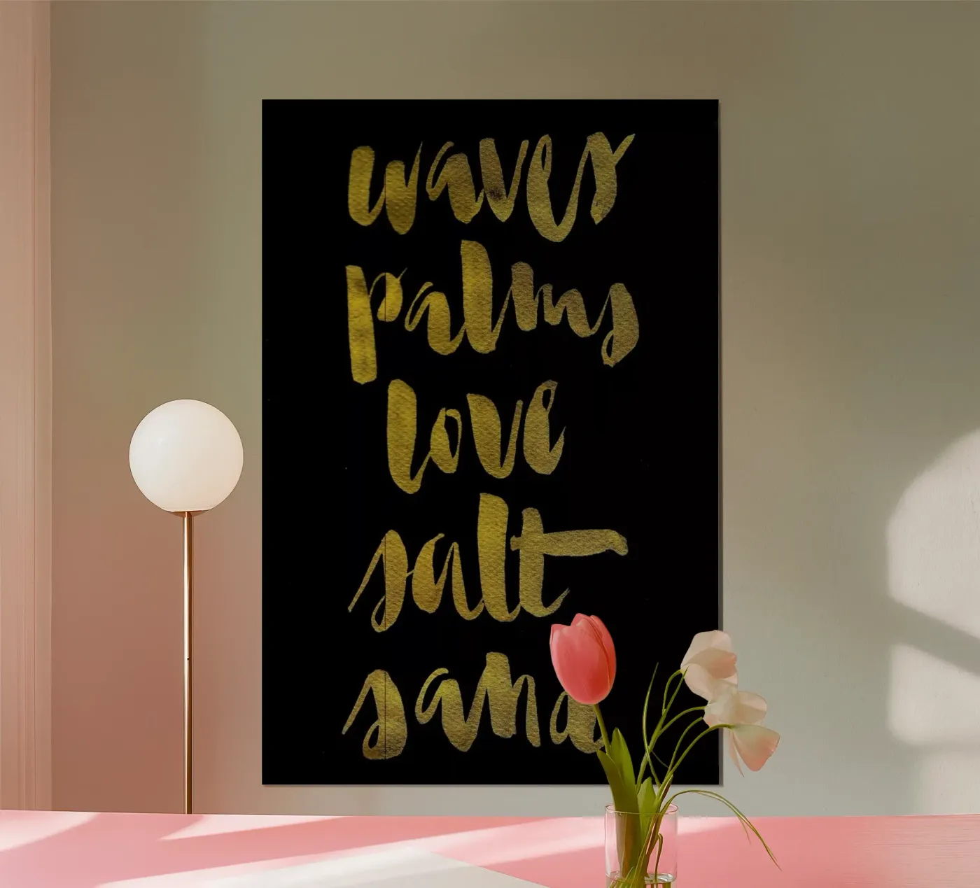 Waves, Palms, Love poster da Kristen Polsinelli